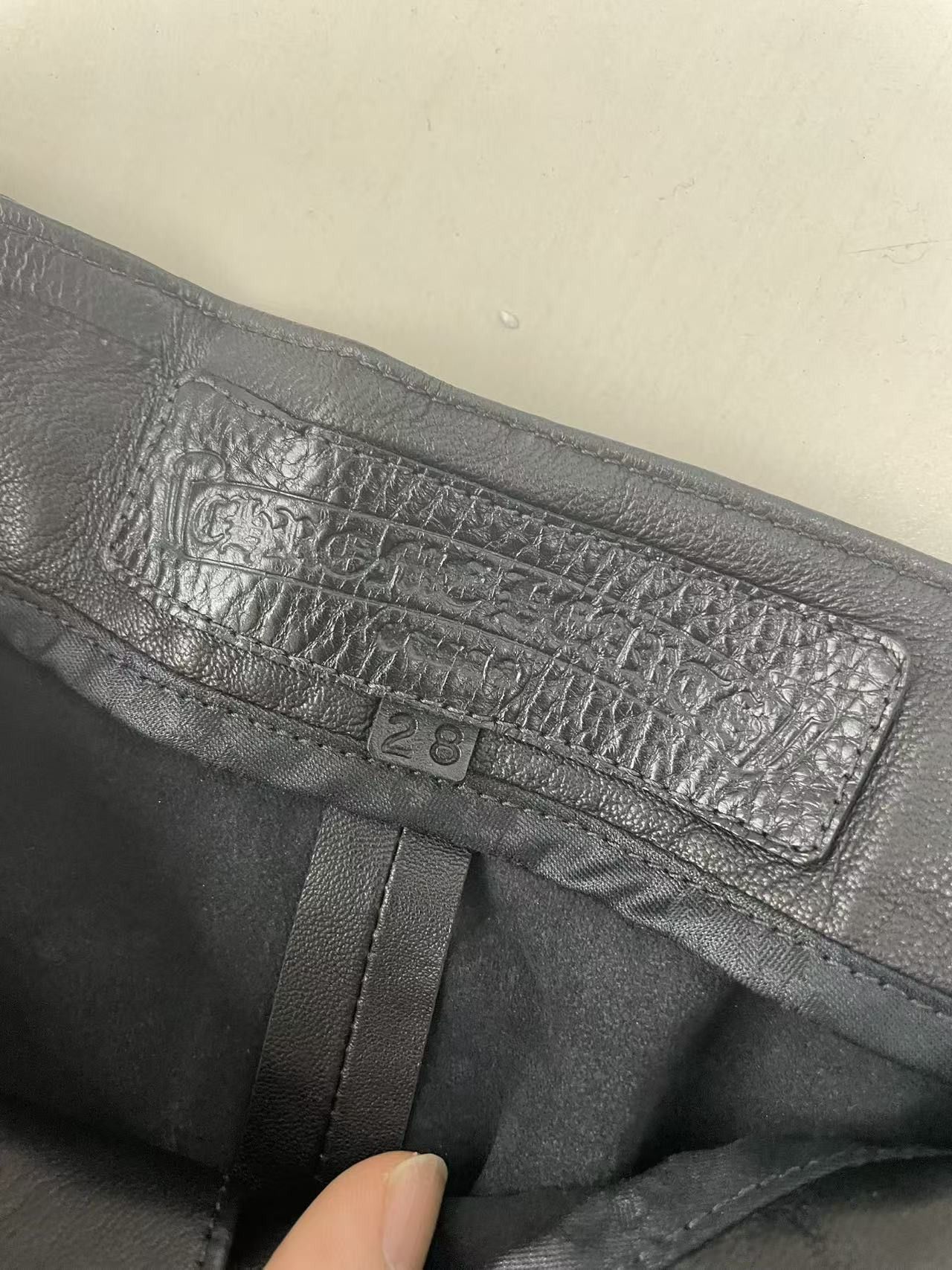 Chrome Hearts Chrome Hearts Flame Knee Red Stripe Leather Pants Size 28" / US 6 / IT 42 - 5 Thumbnail