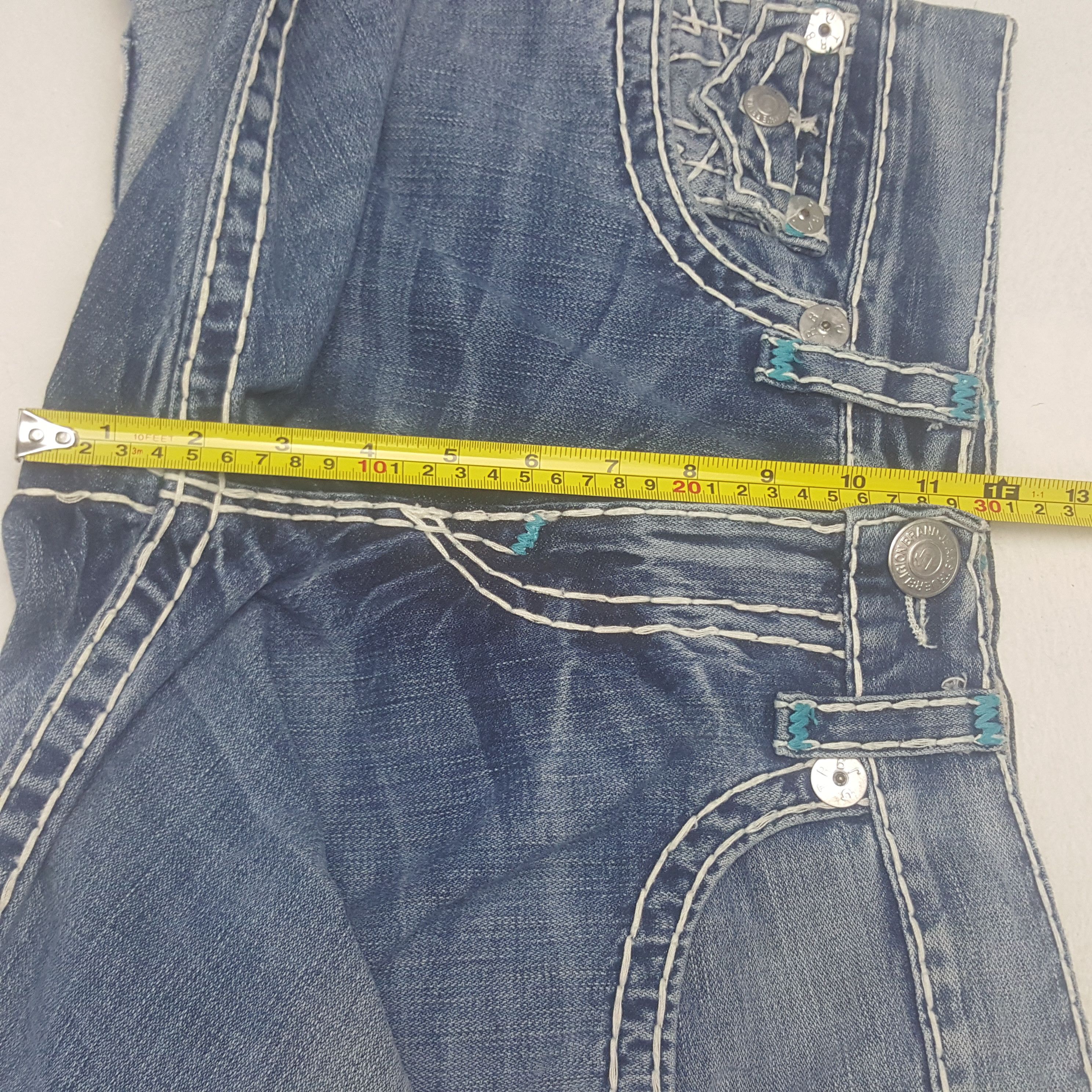 True Religion Vintage True Religion American Denim Jeans C297N30 Size US 31 - 10 Thumbnail