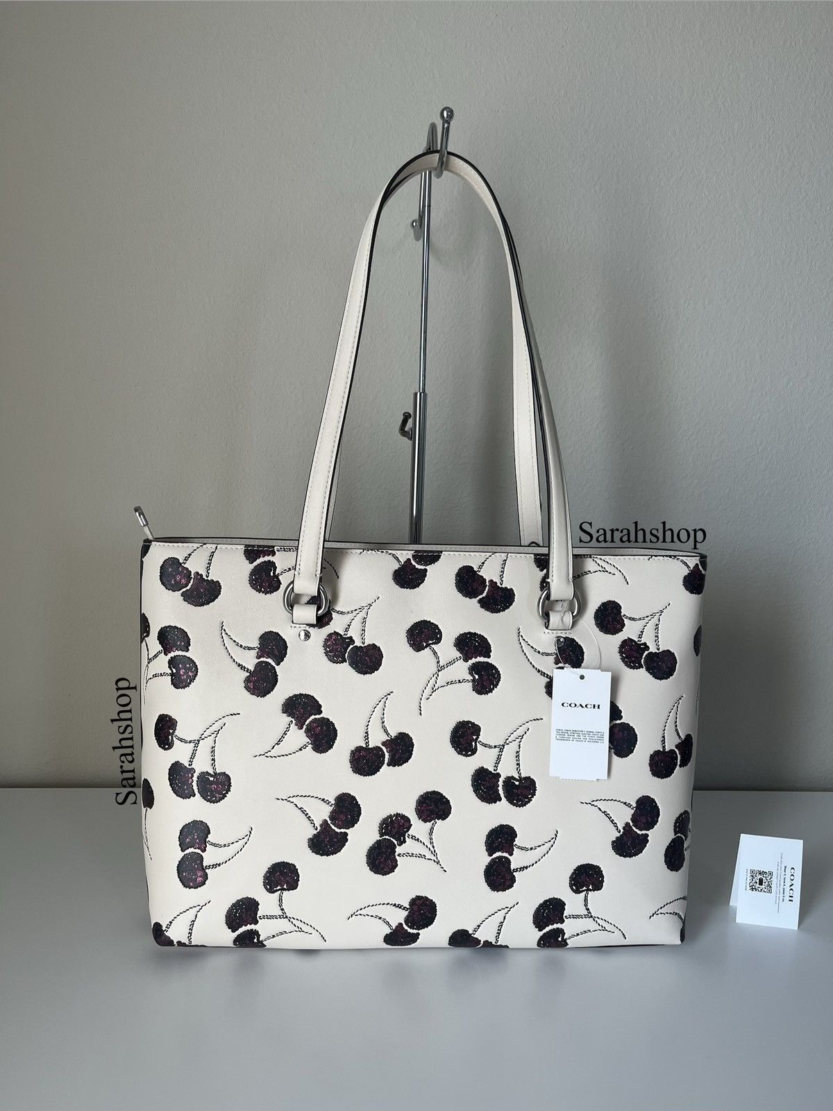 Coach Coach Station Tote With Cherry Printed Size ONE SIZE - 3 Thumbnail