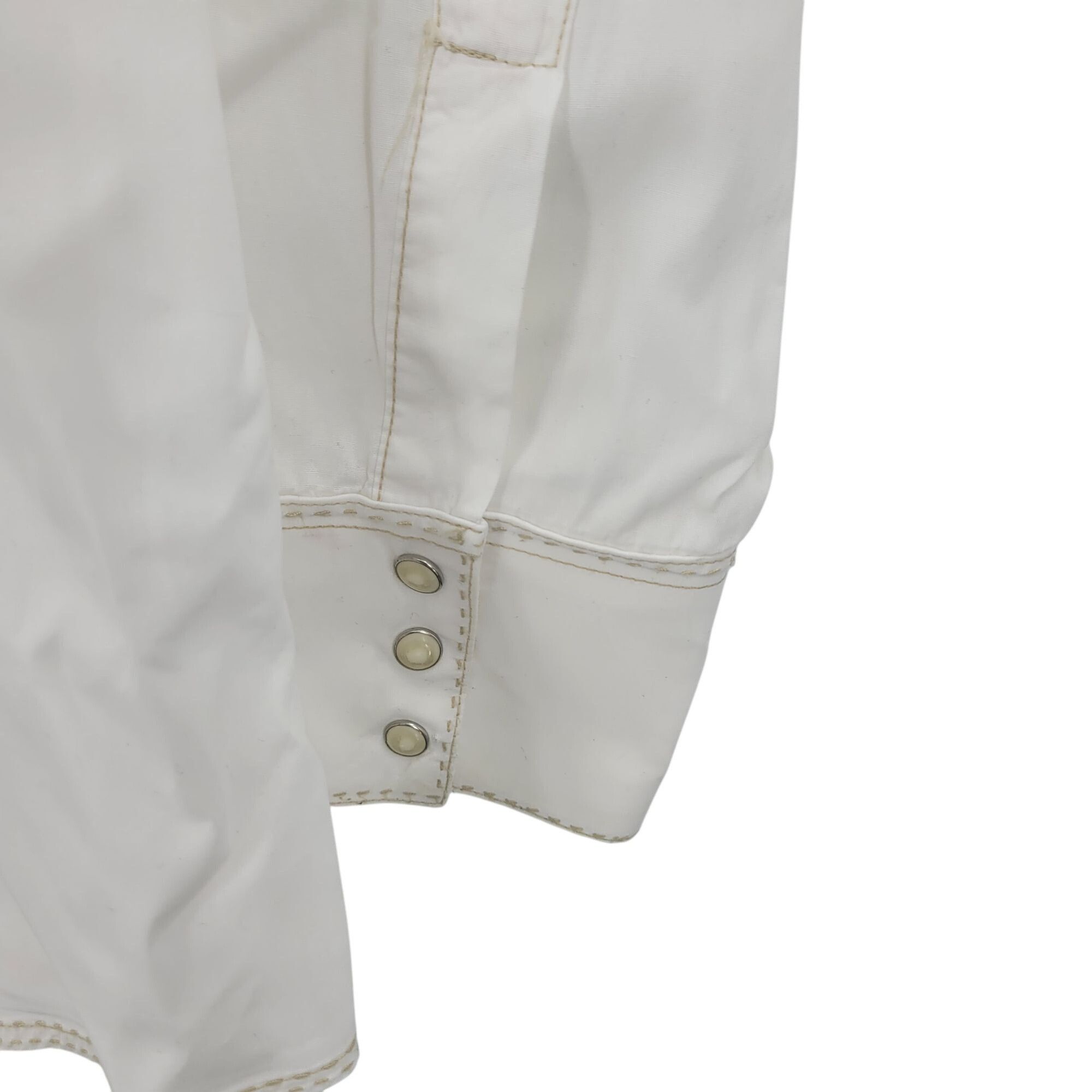 Other Resistol University Fit White Western Embroidered Pearl Snap Size US L / EU 52-54 / 3 - 10 Thumbnail