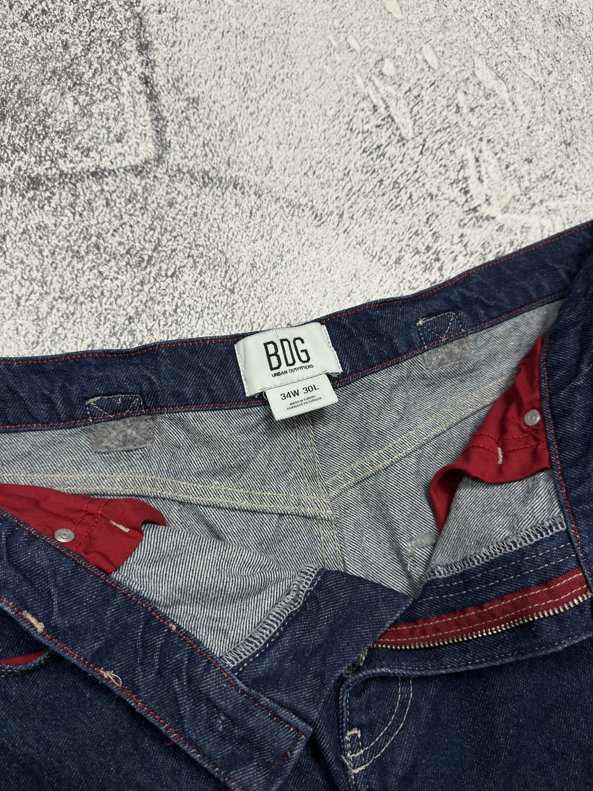 Bdg CRAZY BDG Baggy Loose Fit Jeans Y2K Pants Hype Size US 34 / EU 50 - 7 Thumbnail
