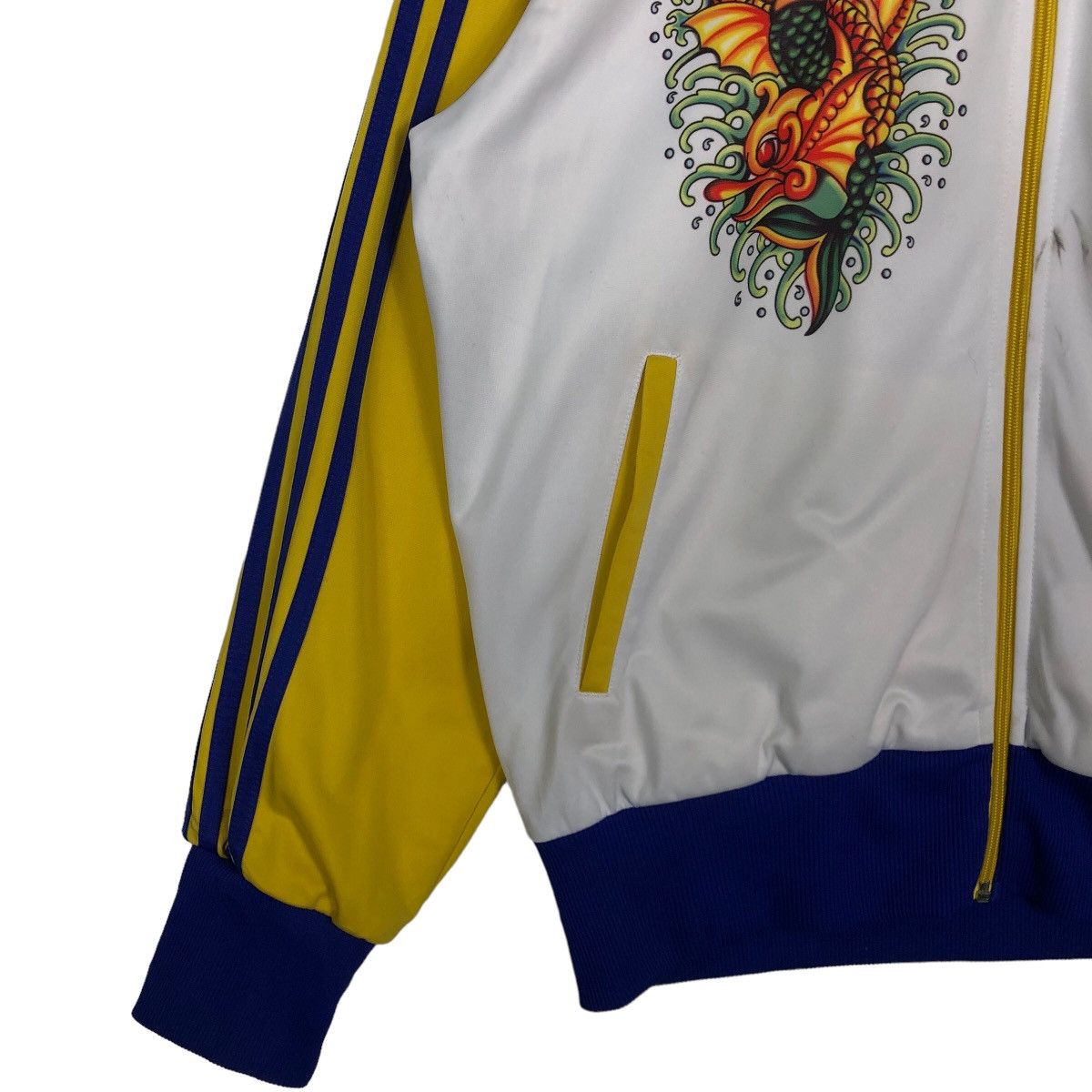 Christian Audigier Rare Over Print Tracktop Jacket Ed Hardy Big Logo Spell Out Size US M / EU 48-50 / 2 - 4 Thumbnail