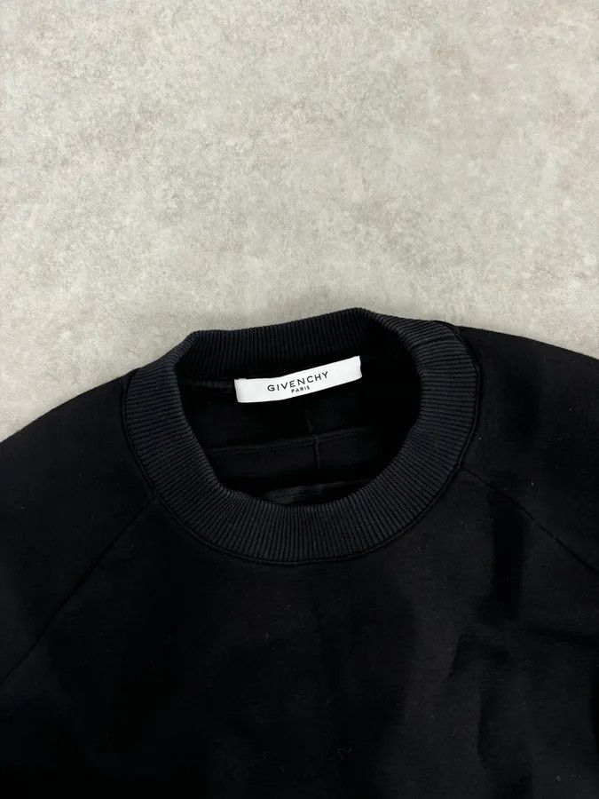 Givenchy AW2016 Givenchy Black Back-Zip Denim Sweater by Riccardo Tisci Size US M / EU 48-50 / 2 - 4 Thumbnail