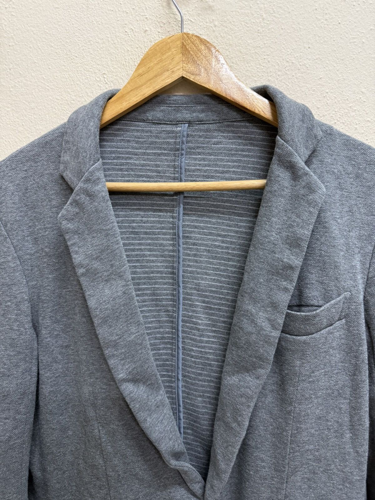 Tornado Mart Zero Tornado Mart Men’s Cotton Grey Casual Blazer Size 34S - 15 Thumbnail