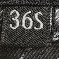 Prada Prada Solid Black Silk Triangle Logo Trousers . Size 35" - 6 Thumbnail