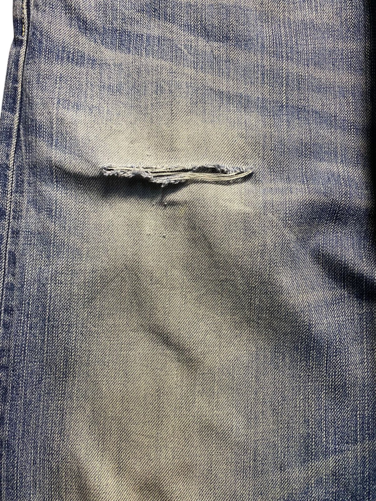 Edwin Vintage Edwin 505 Selvedge Mud Wash Distressed Baggy Jeans Size US 39 - 12 Thumbnail
