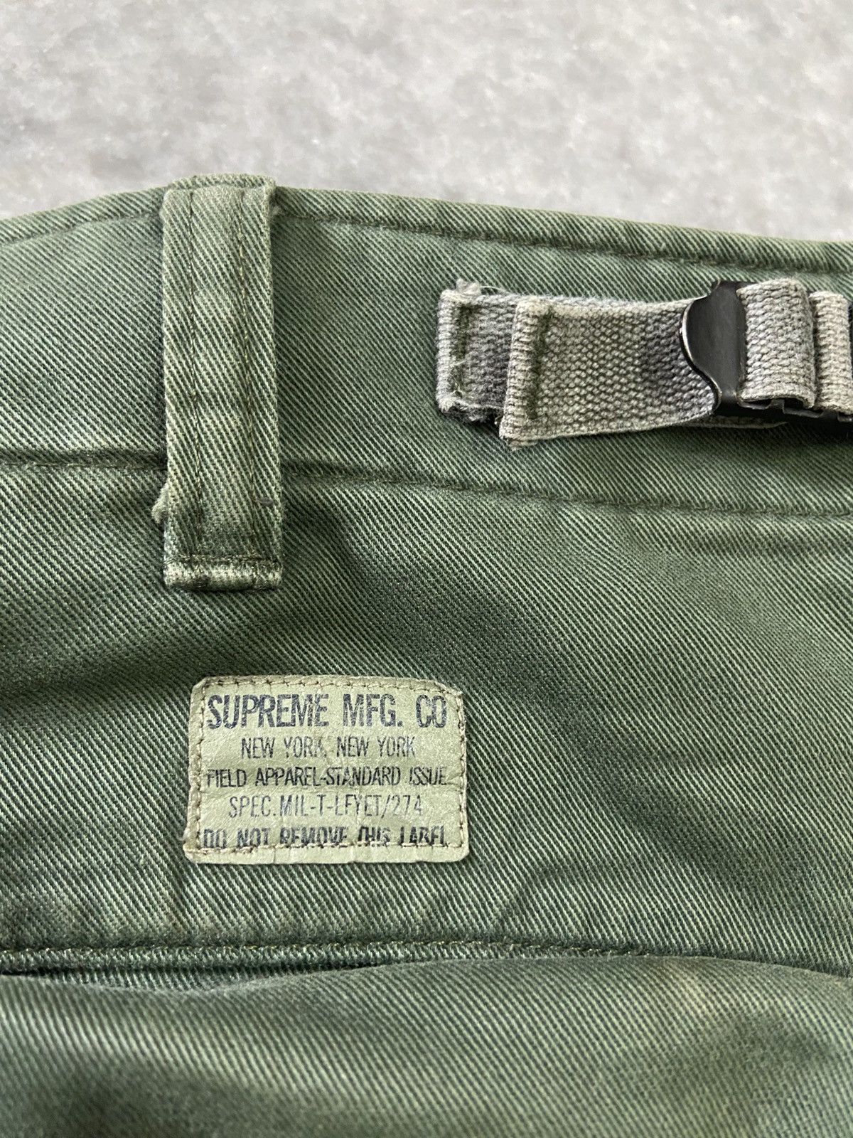 Supreme Supreme Vintage Supreme Mfg Co OG 107 Military Pants Size US 29 - 5 Thumbnail