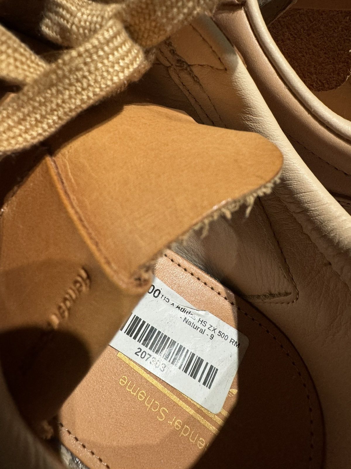 Hender Scheme NEW ADIDAS ZX 500 RM FULL LEATHER BOOST TRAINERS Size US 9.5 / EU 42-43 - 6 Thumbnail