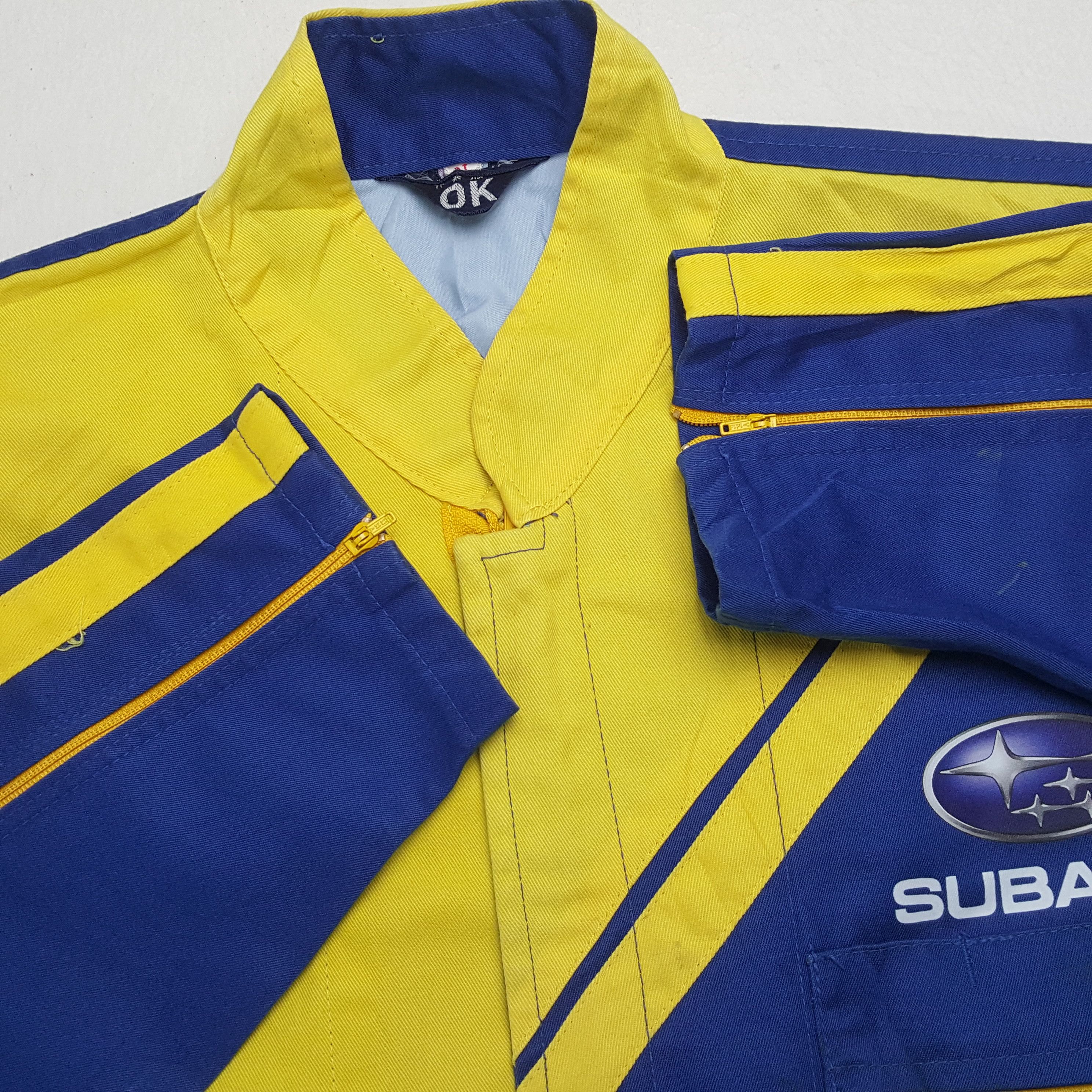 Japanese Brand × Vintage SUBARU Motorsports Custom Art Coverall Jacket Size US M / EU 48-50 / 2 - 13 Thumbnail