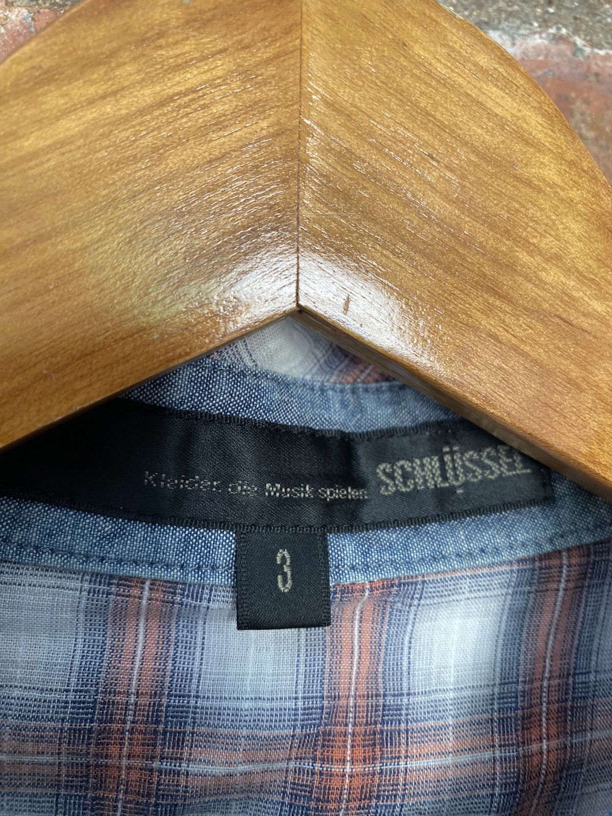Japanese Brand × Obelisk × Schlussel 🔥Shadow Flannel 3/4 sleeve Size US L / EU 52-54 / 3 - 11 Thumbnail