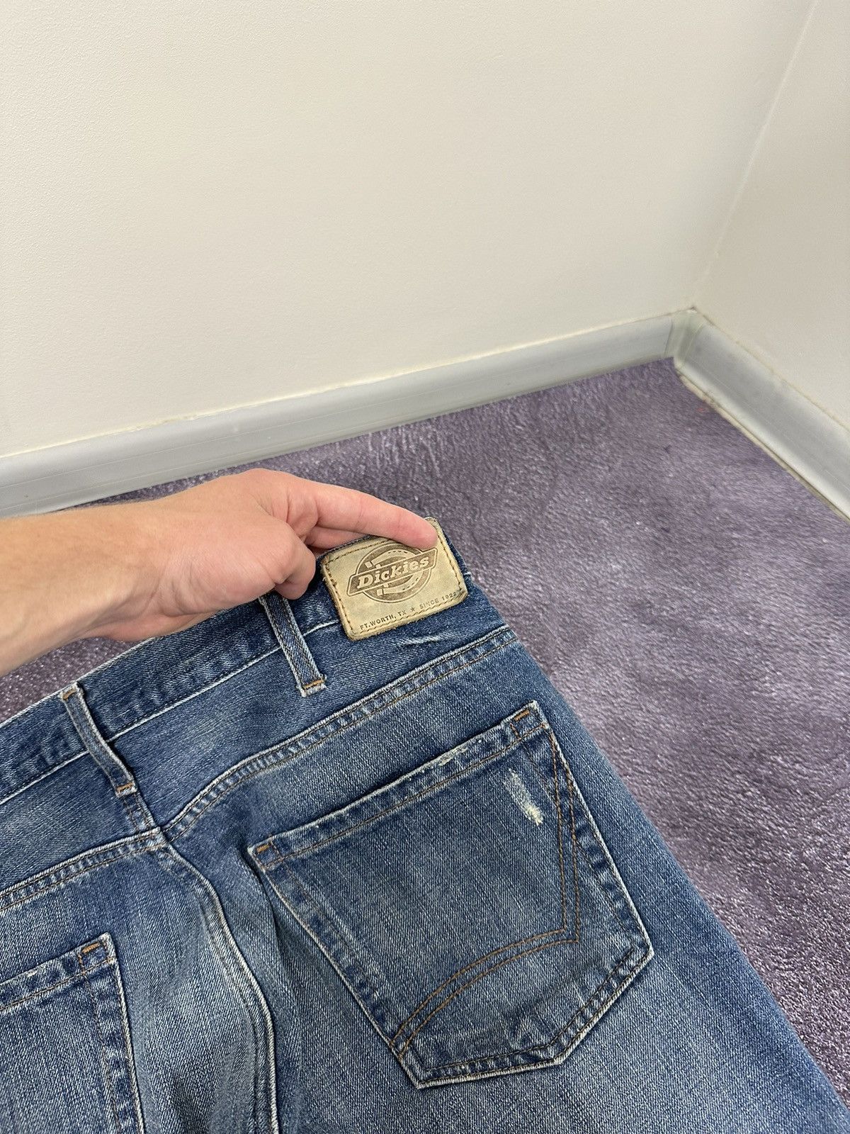 Dickies Vintage Dickies Distressed USA Faded Opium Work Hype Jeans Size US 34 / EU 50 - 6 Thumbnail