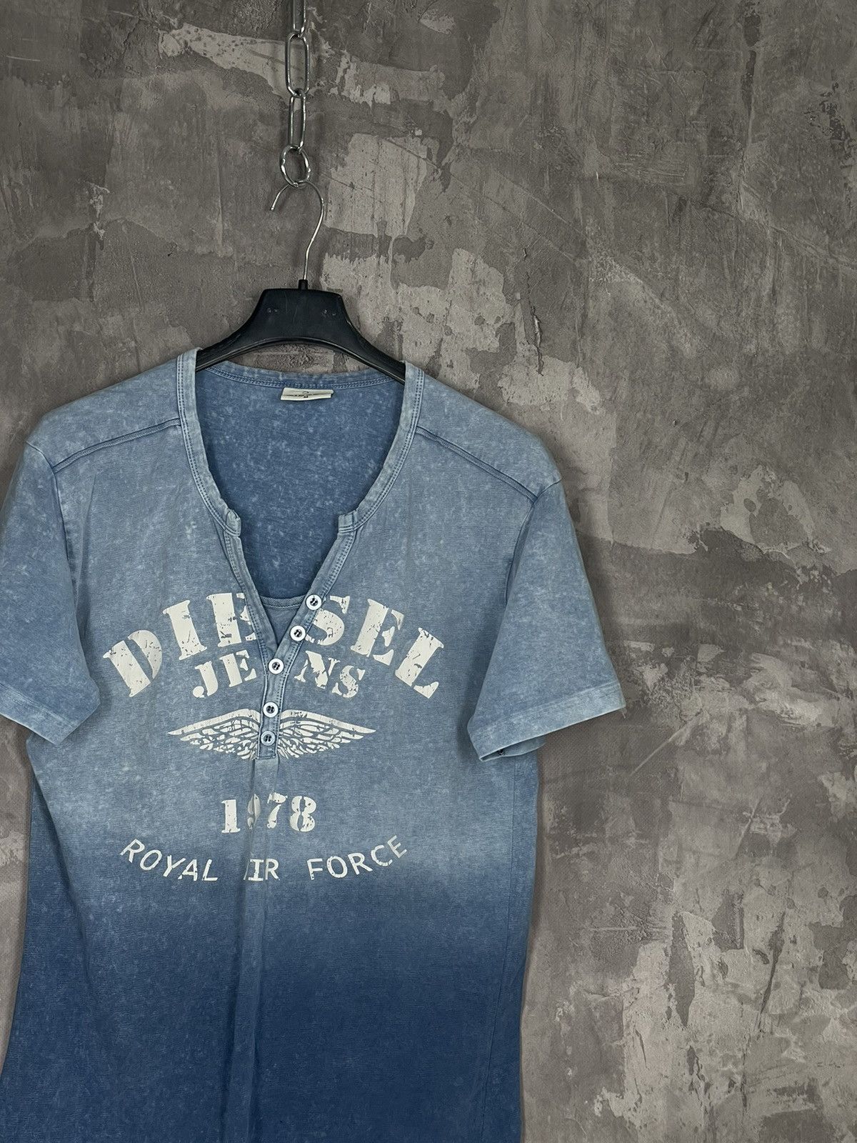 Diesel × Japanese Brand Vintage Y2K Diesel Faded Distressed Grunge 90s T-shirt Size US M / EU 48-50 / 2 - 4 Thumbnail