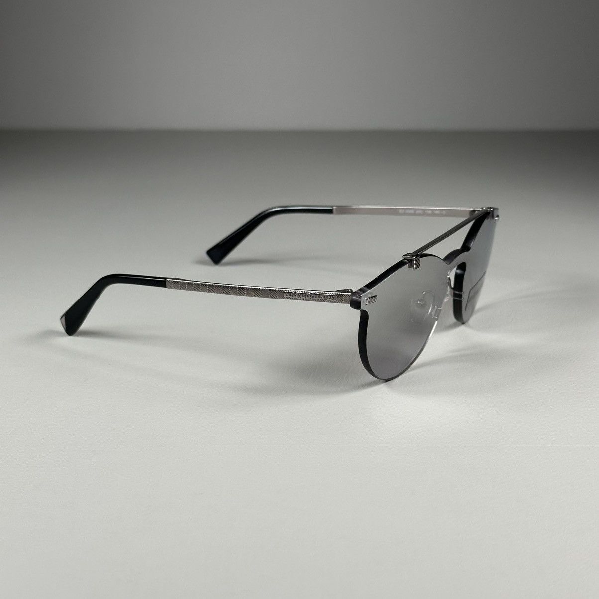 Ermenegildo Zegna Ermenegildo Zegna Rimless Round Shape Sunglasses Size ONE SIZE - 2 Thumbnail