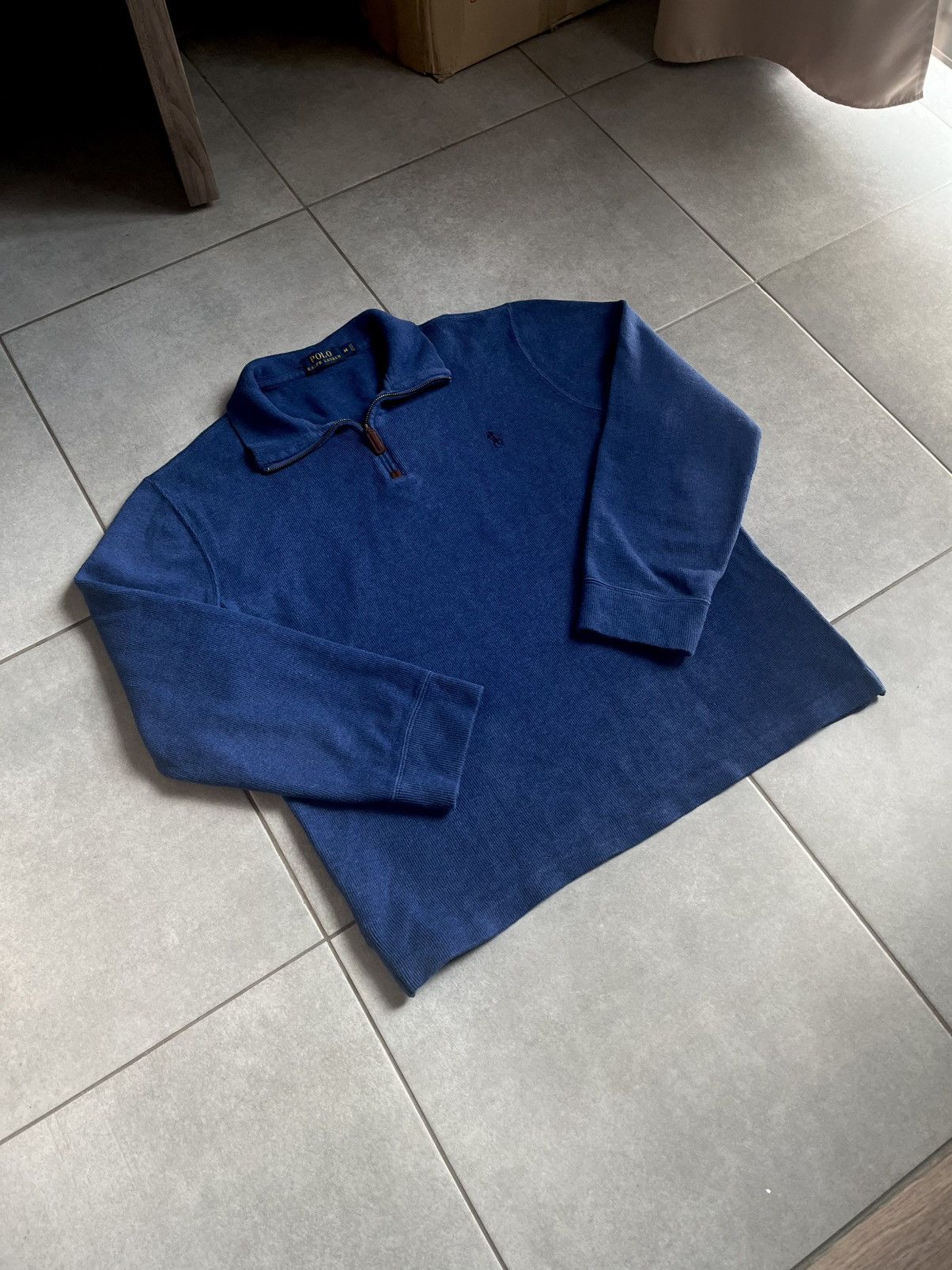 Polo Ralph Lauren × Ralph Lauren Ralph Lauren Cotton 1/3 Zip Knitwear Size US M / EU 48-50 / 2 - 4 Thumbnail