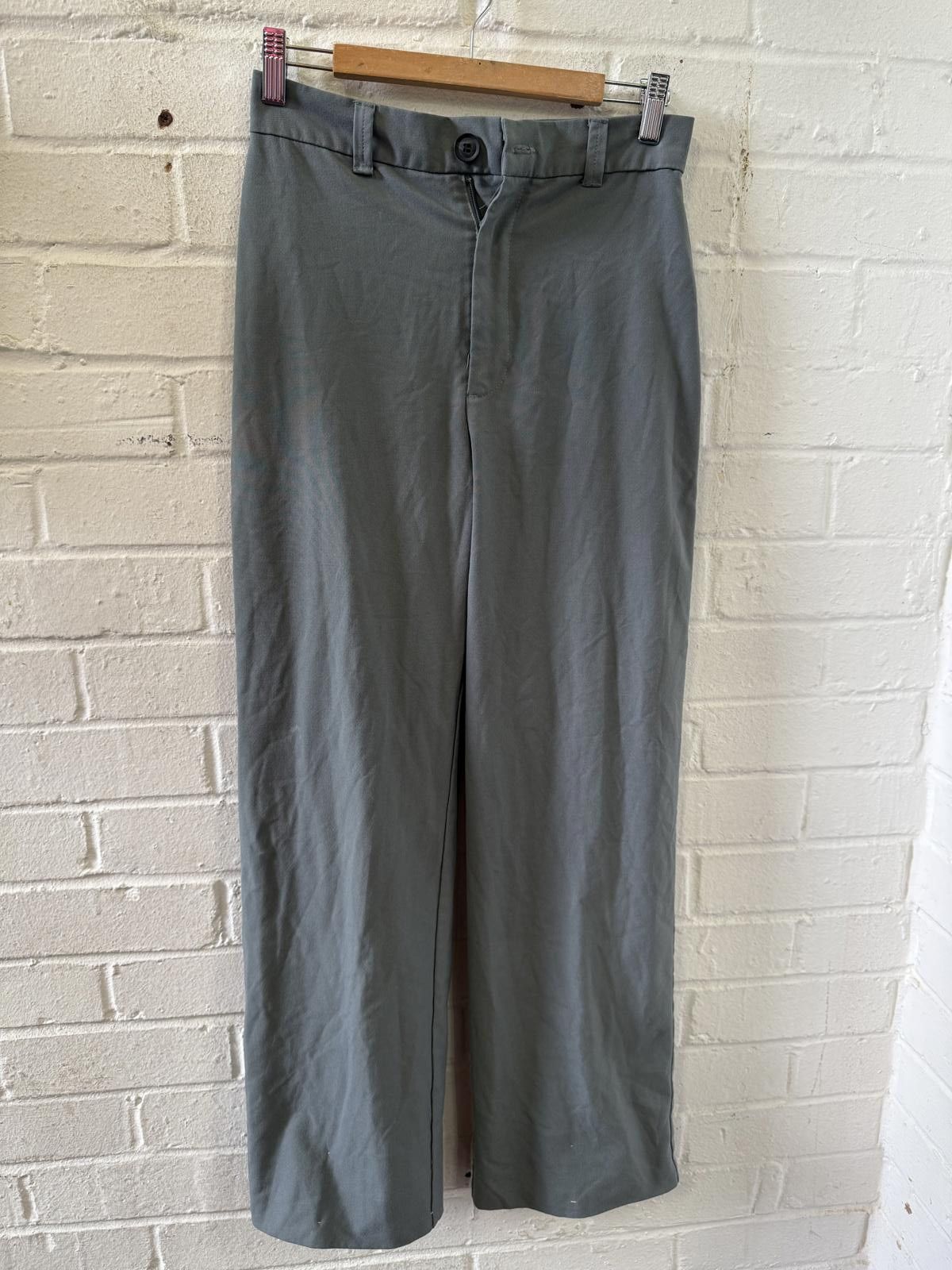 Pull & Bear Stylish Grey Wide-Leg Trousers by Pull & Bear Size 27" / US 4 / IT 40 - 1 Thumbnail
