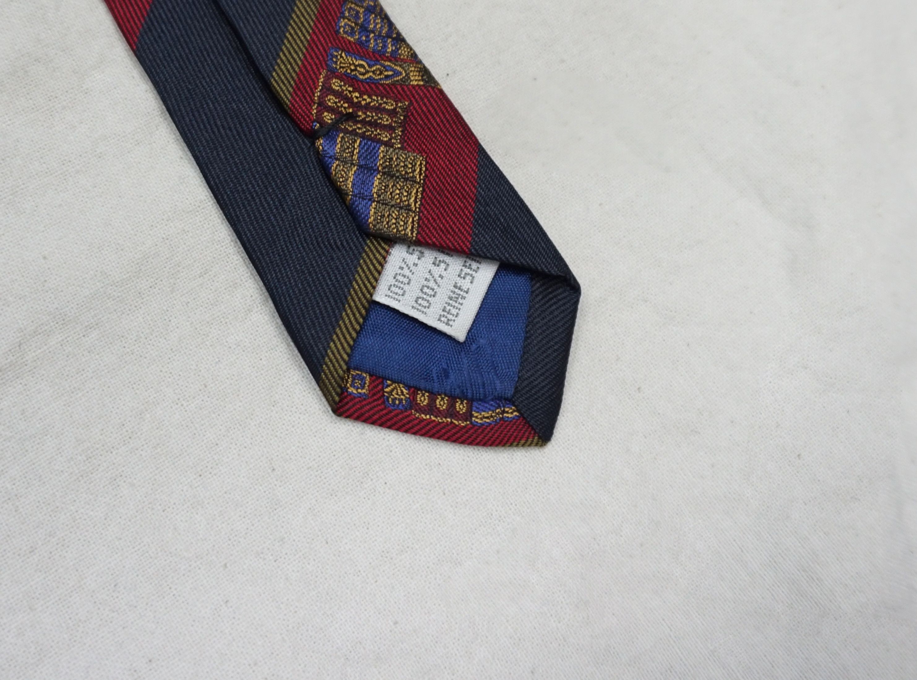 Moschino 90's Moschino Patterned Necktie Size ONE SIZE - 5 Thumbnail