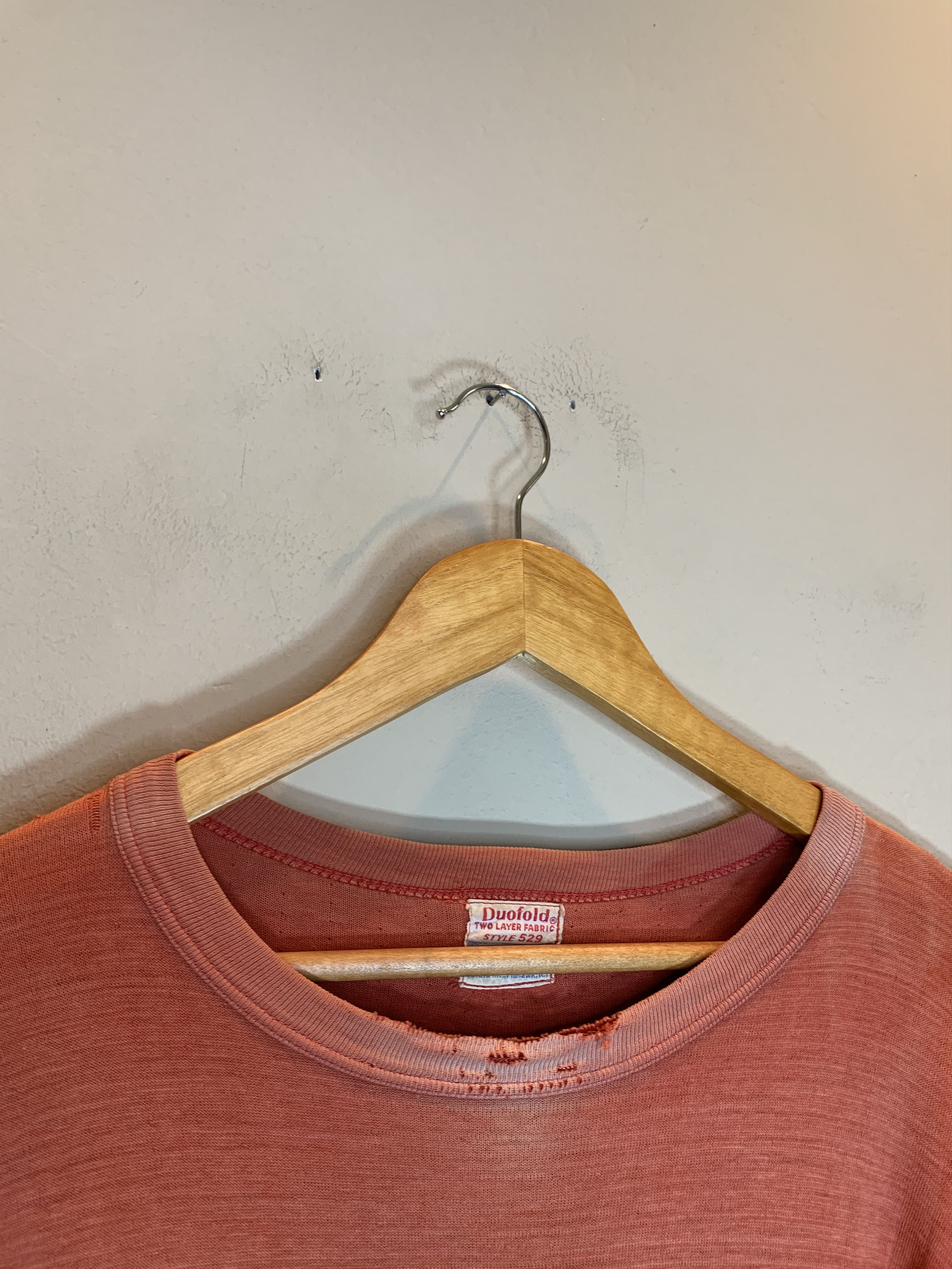 Vintage *RARE* Vintage 50’s Duofold Style 529 Faded Smoked Out Shirt Size US M / EU 48-50 / 2 - 9 Thumbnail
