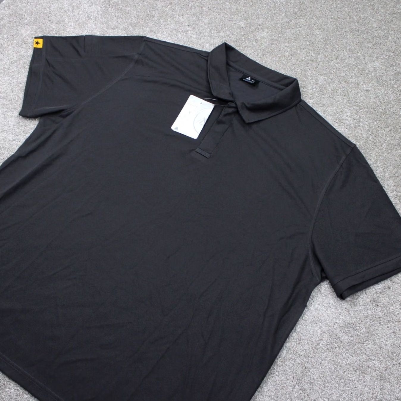 Vintage Speed Your Run Polo Shirt Mens 3XL Gray 4 Way Stretch Polyester S/S NWT Polo Shirt Size US XXL / EU 58 / 5 - 3 Thumbnail