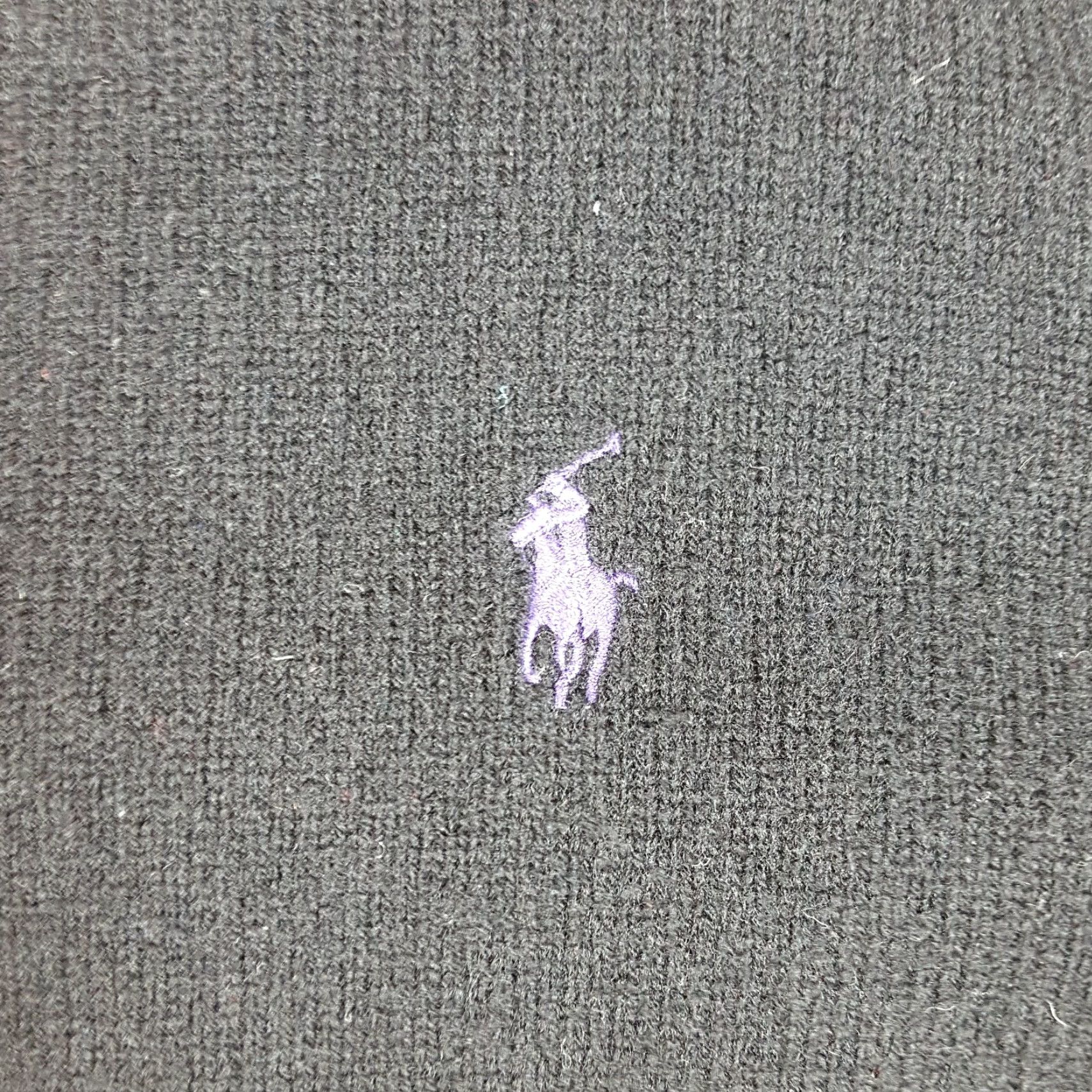 Polo Ralph Lauren VINTAGE Polo Ralph Lauren Mens Size XL Pony Logo Knit Pullover Sweater Black Lambs Wool V-Neck Preppy Size US XL / EU 56 / 4 - 3 Thumbnail