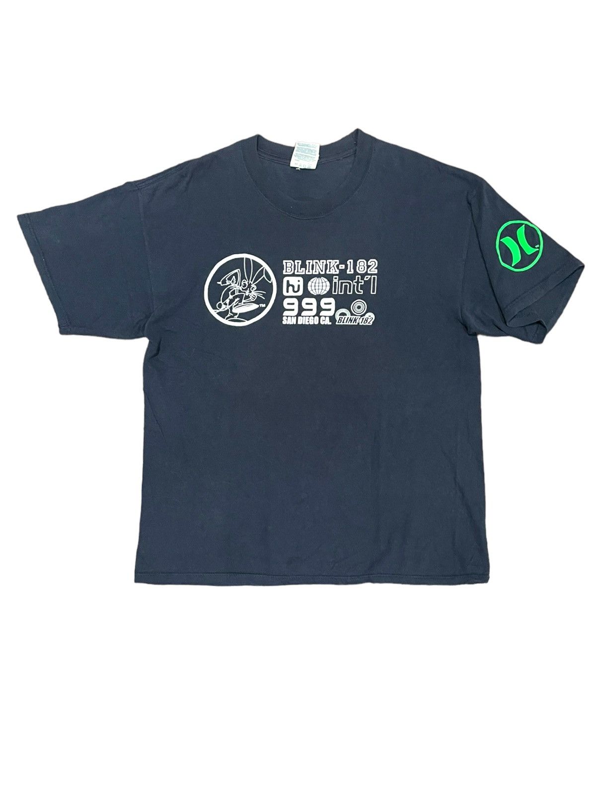 Band Tees Vintage Blink 182 Rabbit X Hurley Streetwear Size L Tee Size US L / EU 52-54 / 3 - 4 Thumbnail