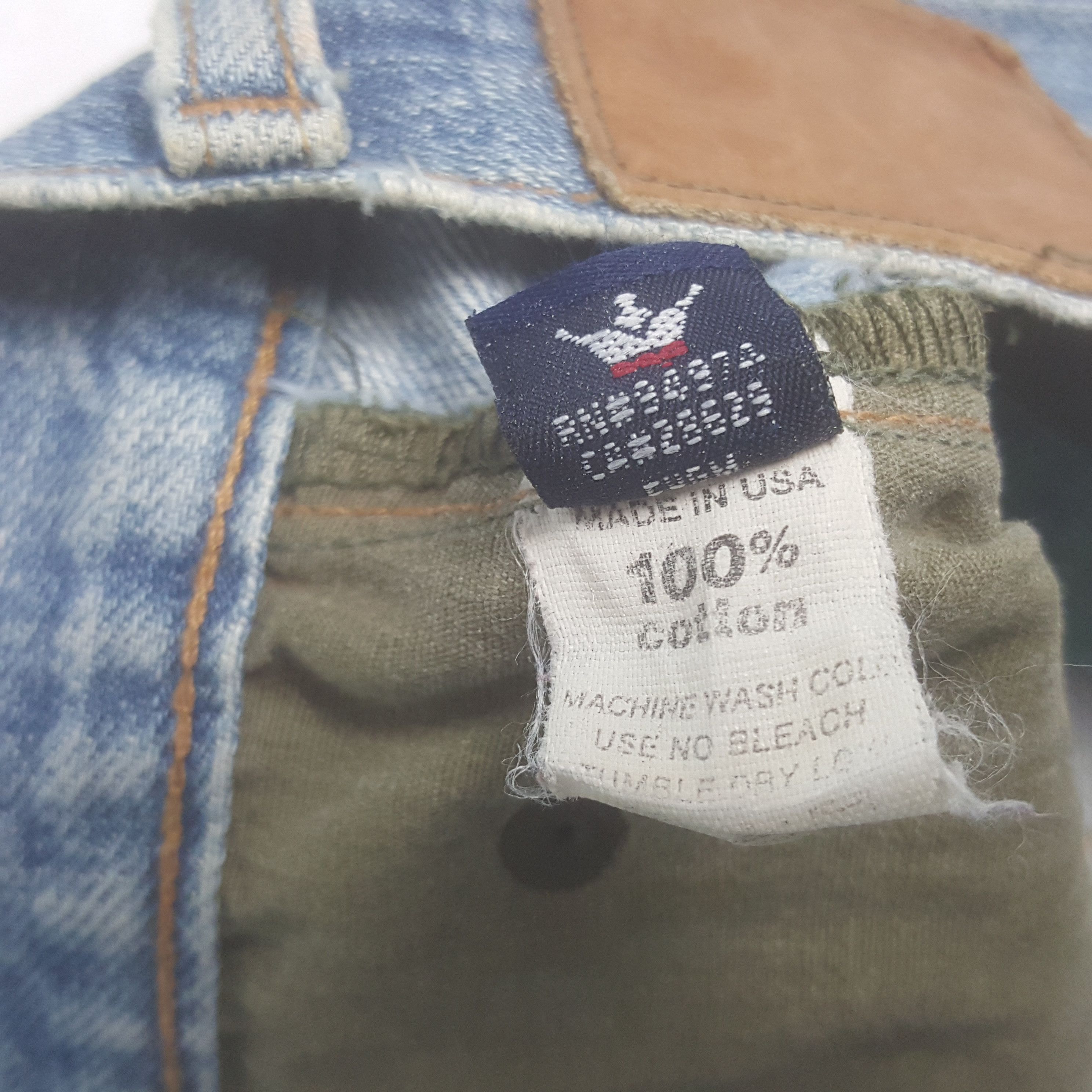 Stussy × Vintage Vintage Stussy Custom Art Logo USA Denim Jeans Size US 38 / EU 54 - 14 Thumbnail