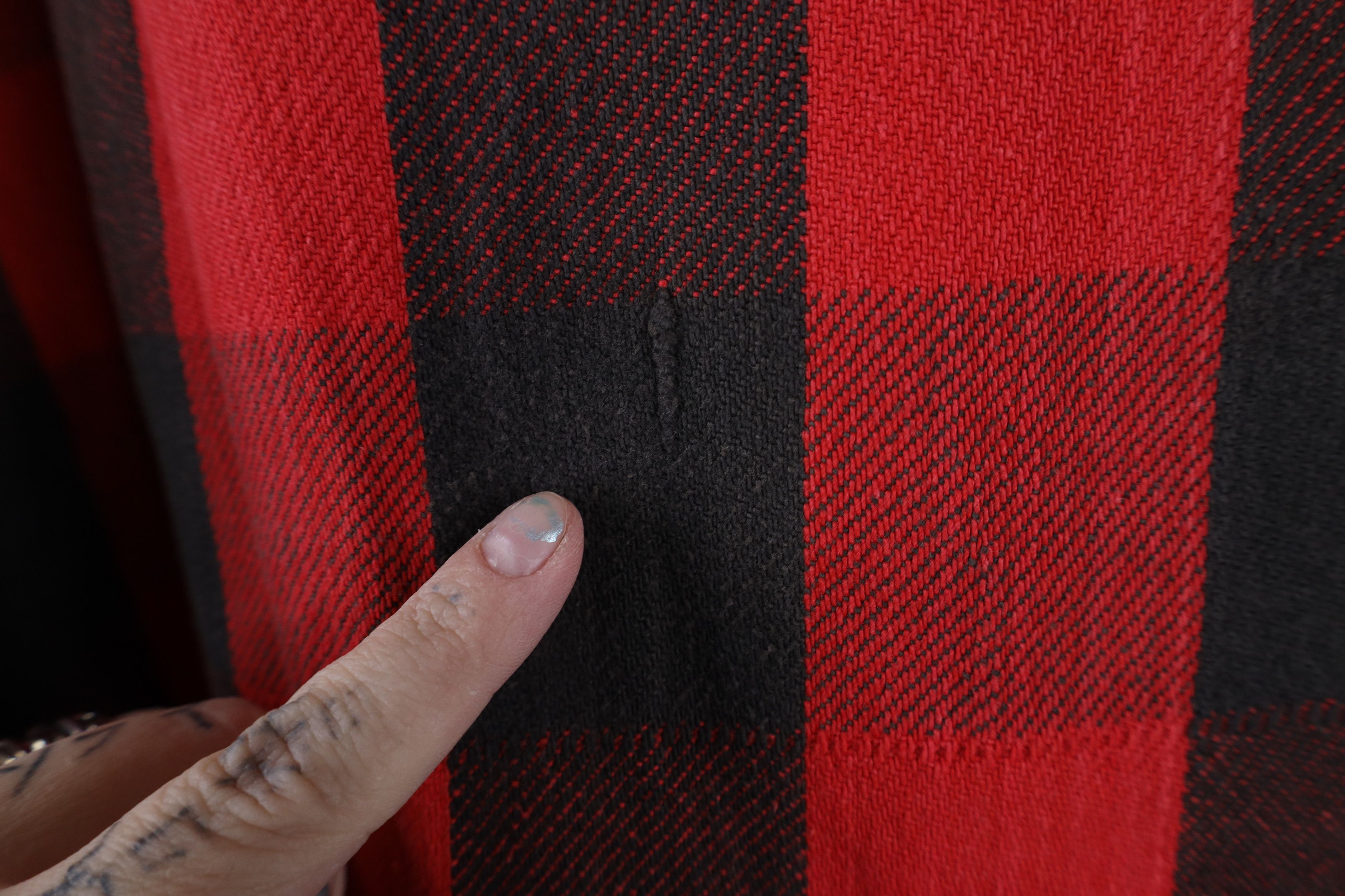 FiveBrother × Vintage Vintage 90s Five Brother Heavyweight Flannel Button Shirt Size US L / EU 52-54 / 3 - 10 Thumbnail