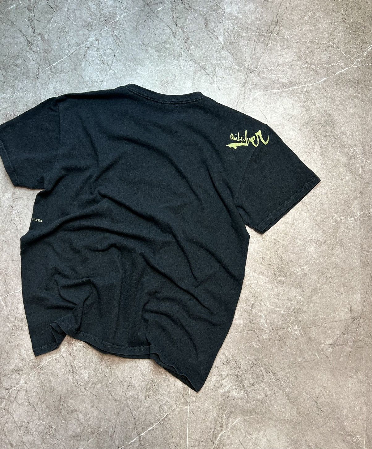 Quiksilver × Vintage Vintage Quiksilver T-shirt Black Rare Size US L / EU 52-54 / 3 - 6 Thumbnail