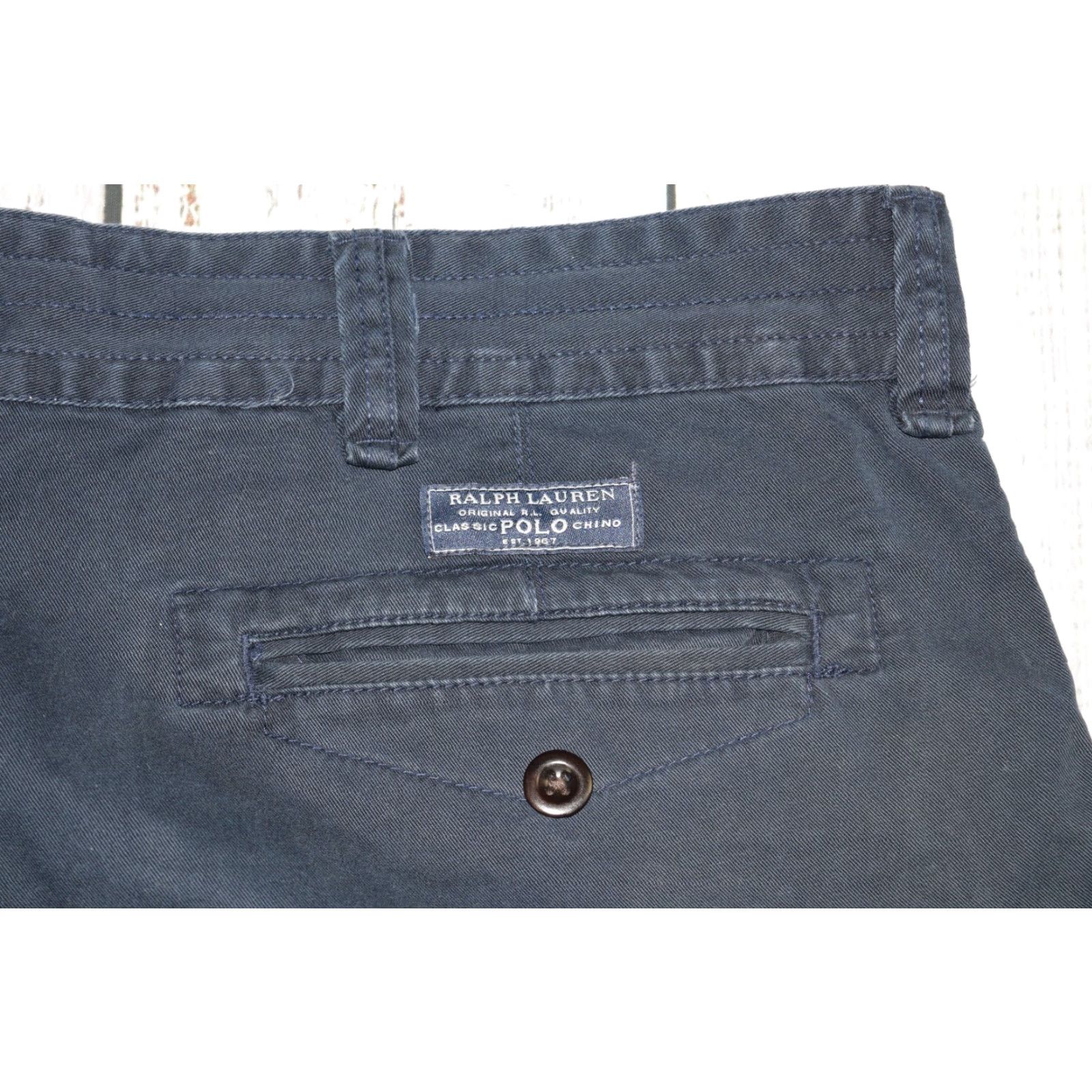Polo Ralph Lauren VINTAGE Polo Ralph Lauren Shorts Chino Navy Blue 42 Mens Classic Preppy Size US XL / EU 56 / 4 - 6 Thumbnail
