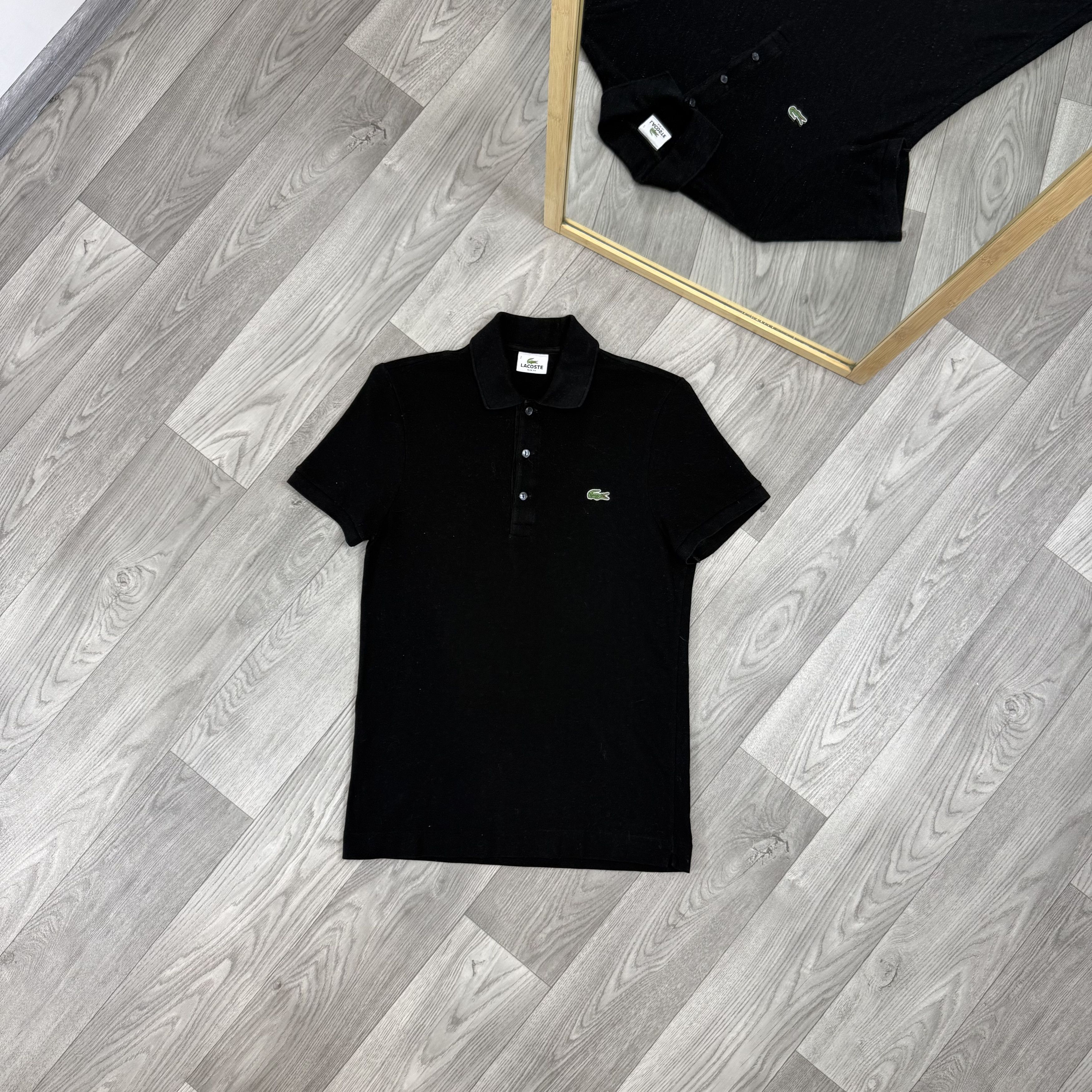 Lacoste Lacoste Black Polo Tee Shirt Size US S / EU 44-46 / 1 - 1 Thumbnail