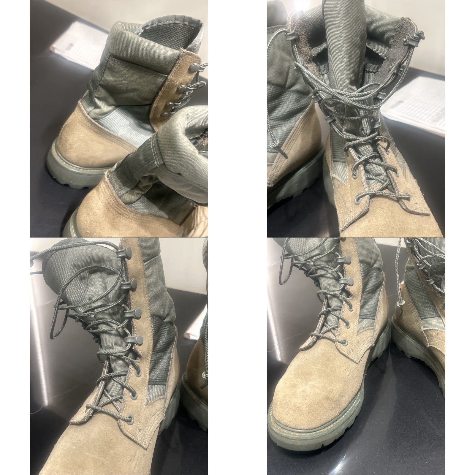 Vibram Vibram 8430 Military Boots Steel Toe Mondo Sage Green Suede Size 9 Men Combat USA Boots Size US 9 / EU 42 - 8 Thumbnail