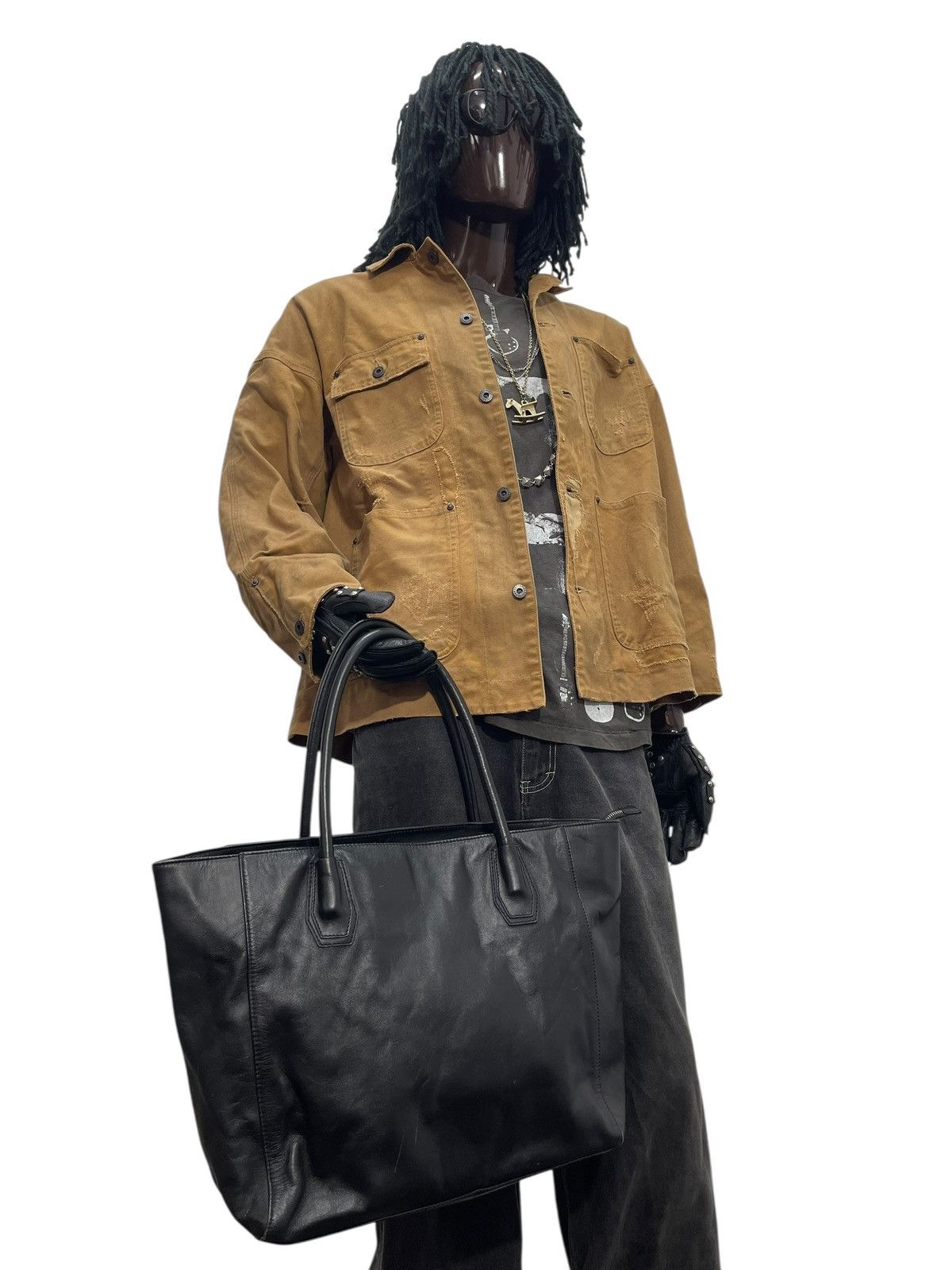 Genuine Leather Full Leather Base Control Tote Shoulder Bag 6🟩 Size ONE SIZE - 4 Thumbnail