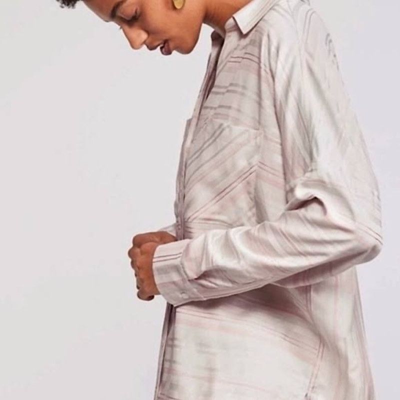Lou & Grey Lou & Grey | Striped Oversized Buttondown Shirt | Small Size S / US 4 / IT 40 - 2 Thumbnail
