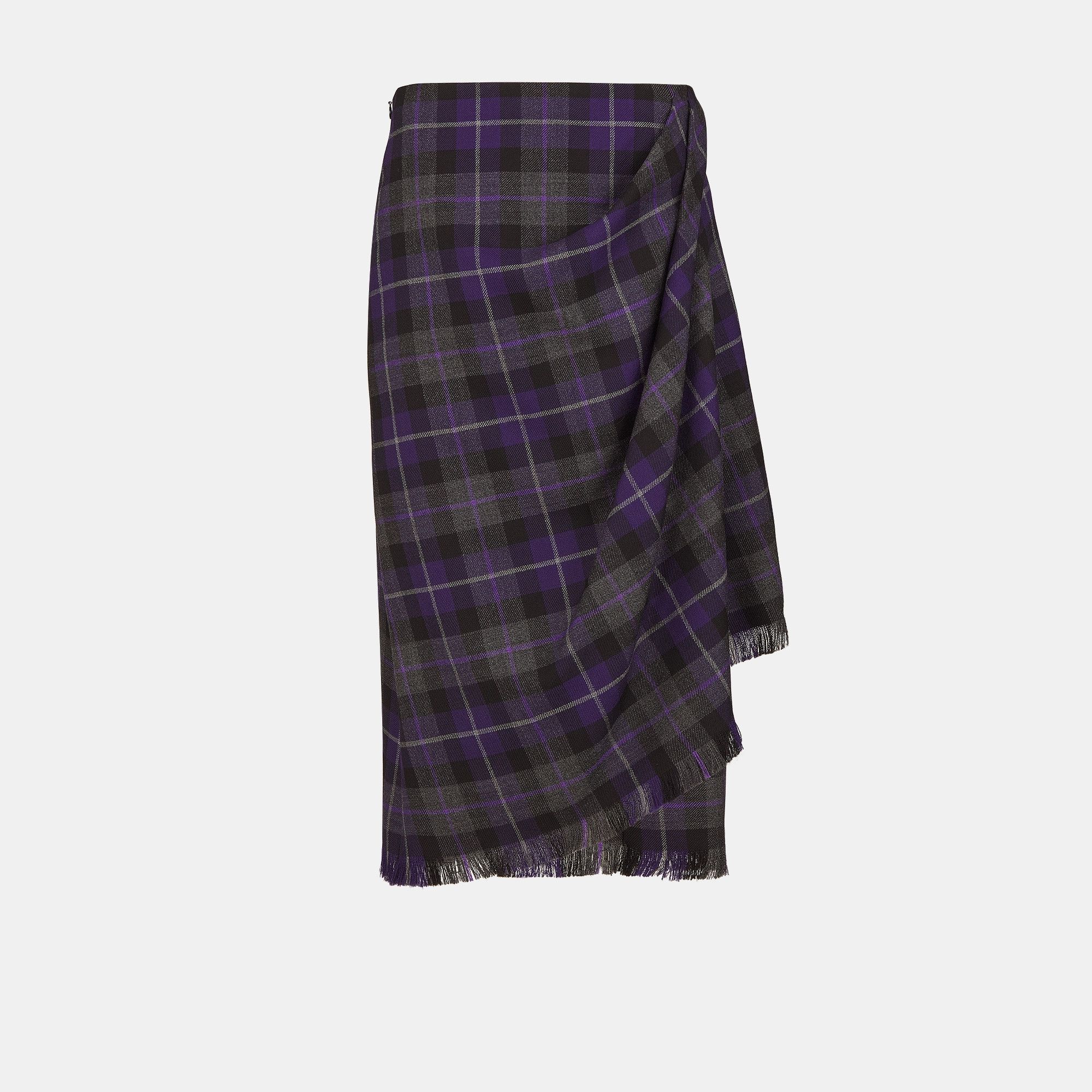 Dior o1bcso1str0126 Midi Skirts in Purple Size 24" / US 00 / IT 34 - 1 Preview