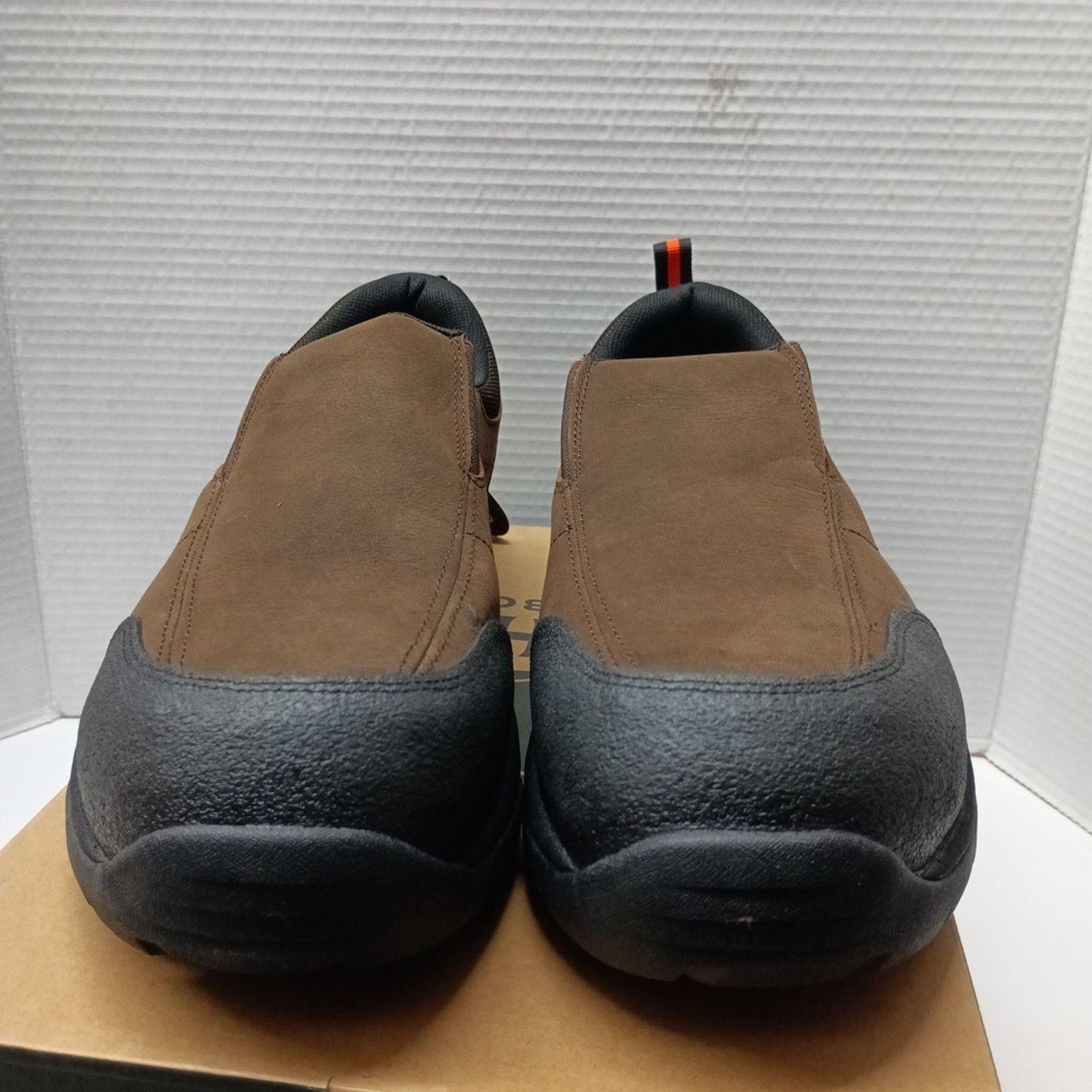Other BRAHMA Work Shoes Brown Steel Toe Slip-On Men's Size 13 Wide Size US 13 / EU 46 - 2 Thumbnail