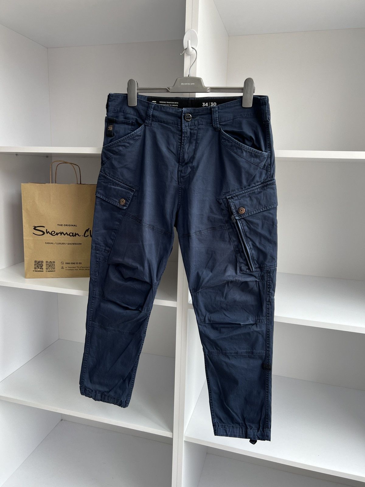 G-Star × Vintage Vintage G-Star Raw Cargo Pants Size US 34 / EU 50 - 2 Thumbnail