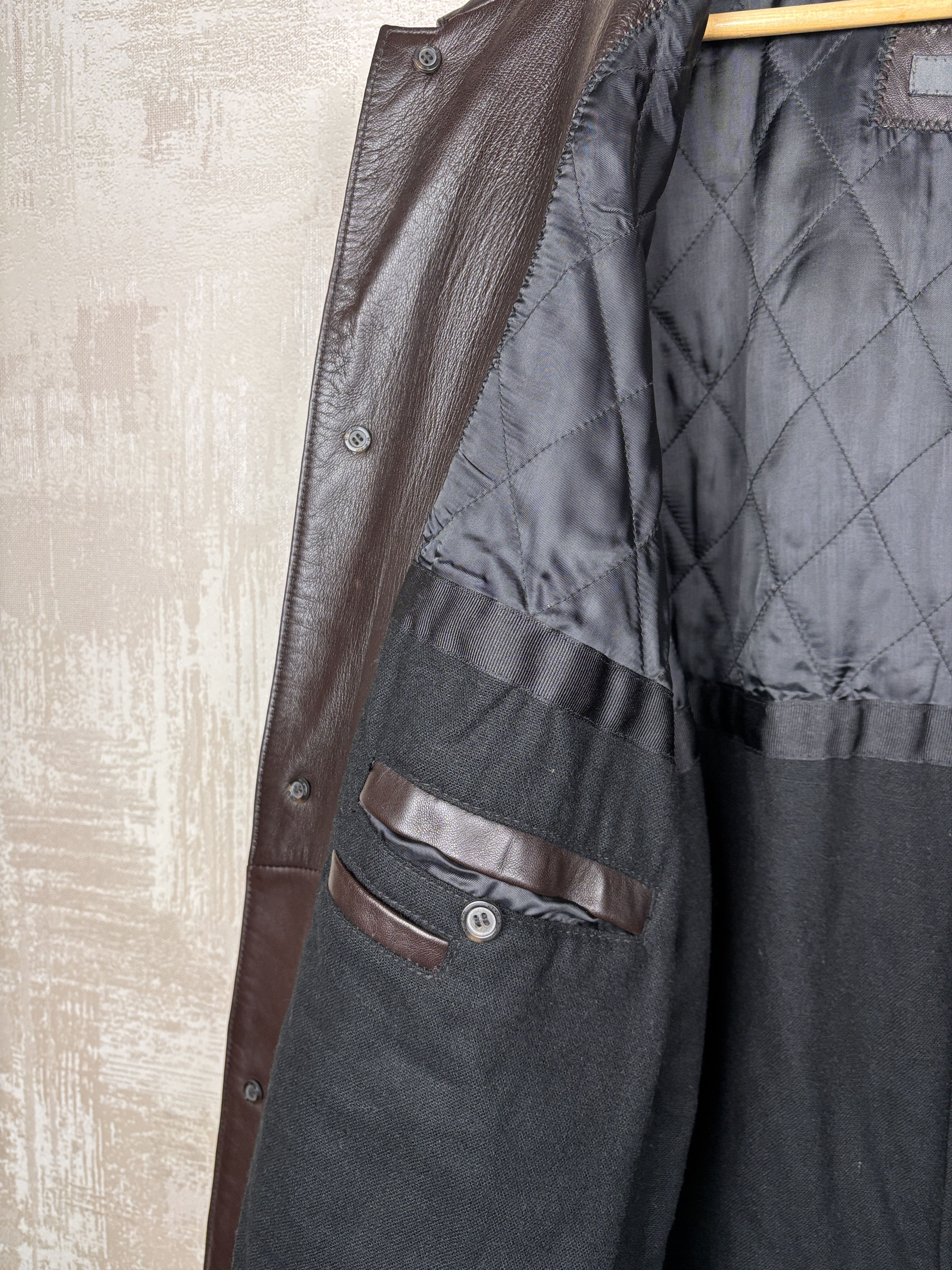 Strellson Strellson Vintage Leather Long Coat Jacket Size 50 Size US L / EU 52-54 / 3 - 12 Thumbnail