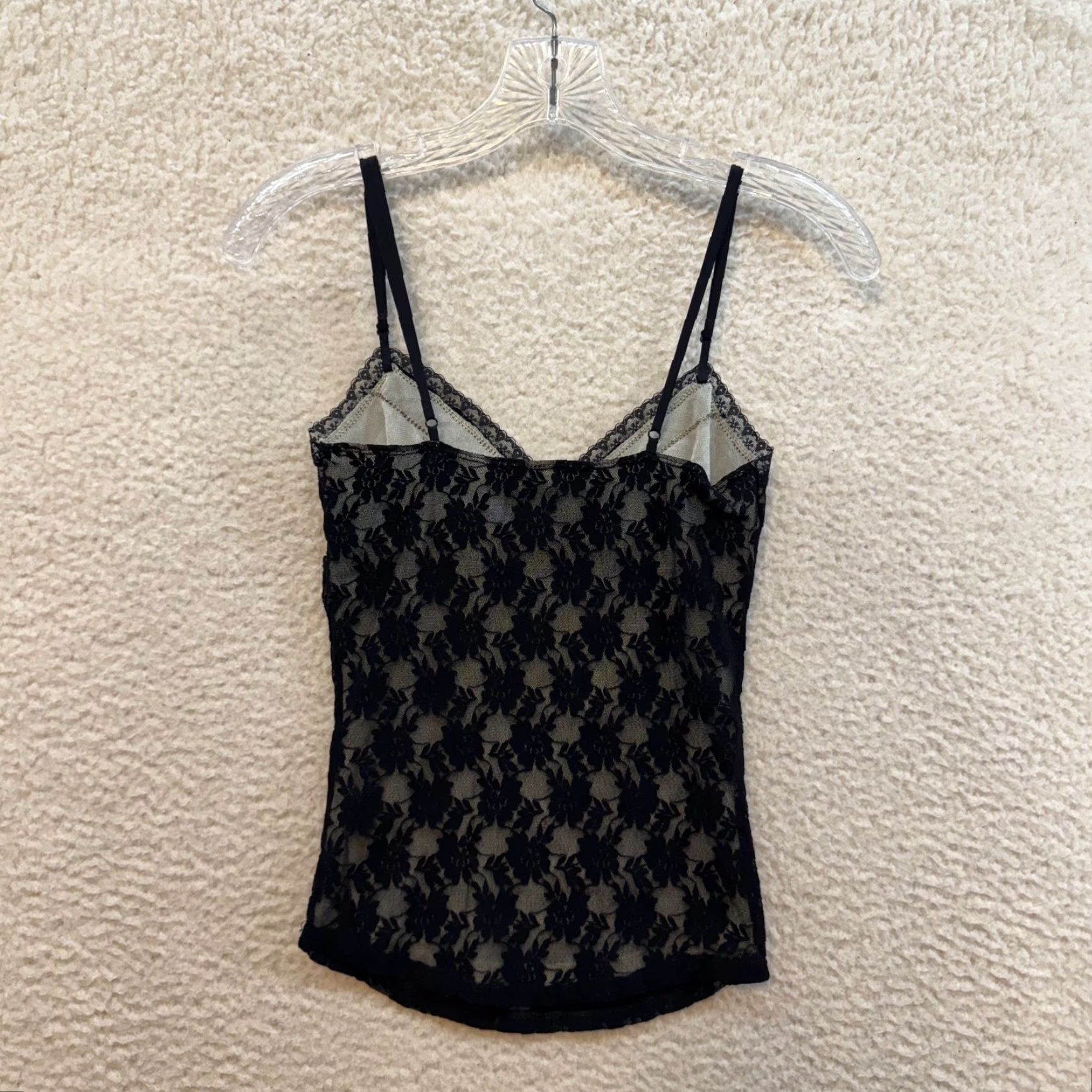 Vintage Vintage 90s Black Lace Goth XS Camisole Tank Top User: Vintage 90s Black Lace Goth XS Camisole Tank Top Size XS / US 0-2 / IT 36-38 - 2 Thumbnail