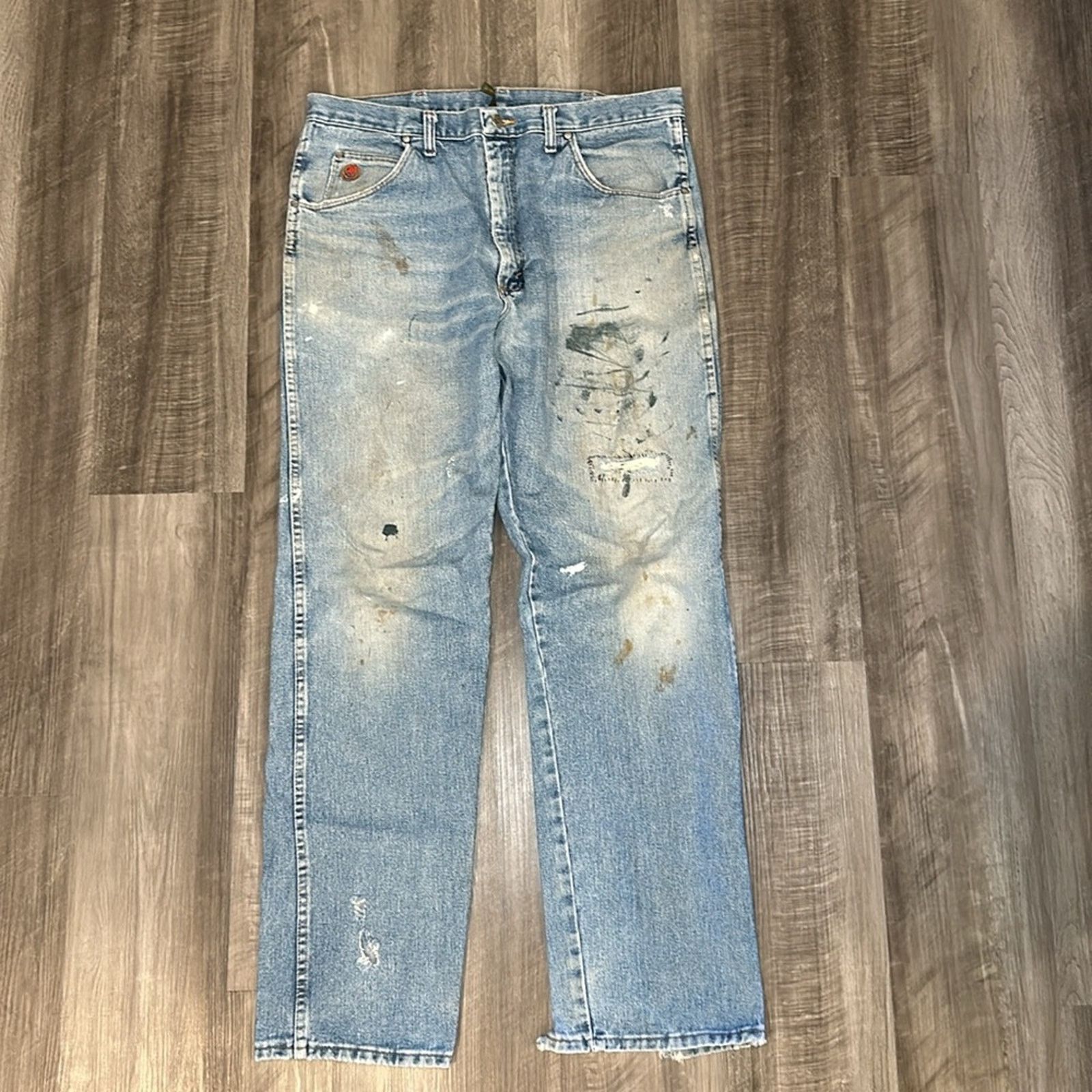 Wrangler Wrangler 20X Style 22 Original Fit Painters Work - 38x34 Size US 38 / EU 54 - 2 Thumbnail