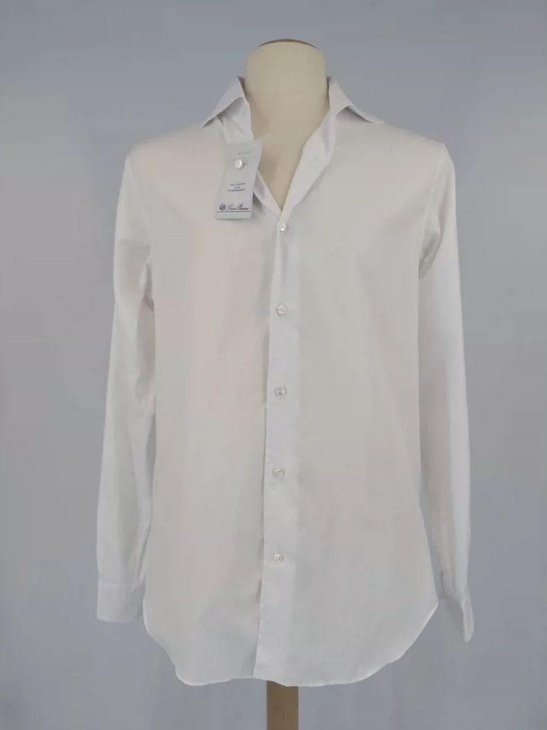 Loro Piana LORO PIANA Classic white shirt Size M / US 6-8 / IT 42-44 - 1 Thumbnail