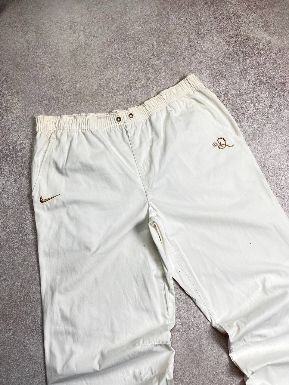 Nike × Vintage VINTAGE 90’s NIKE SWOOSH BAGGY RONALDIHNO TRACK PANTS Y2K L Size US 34 / EU 50 - 3 Thumbnail
