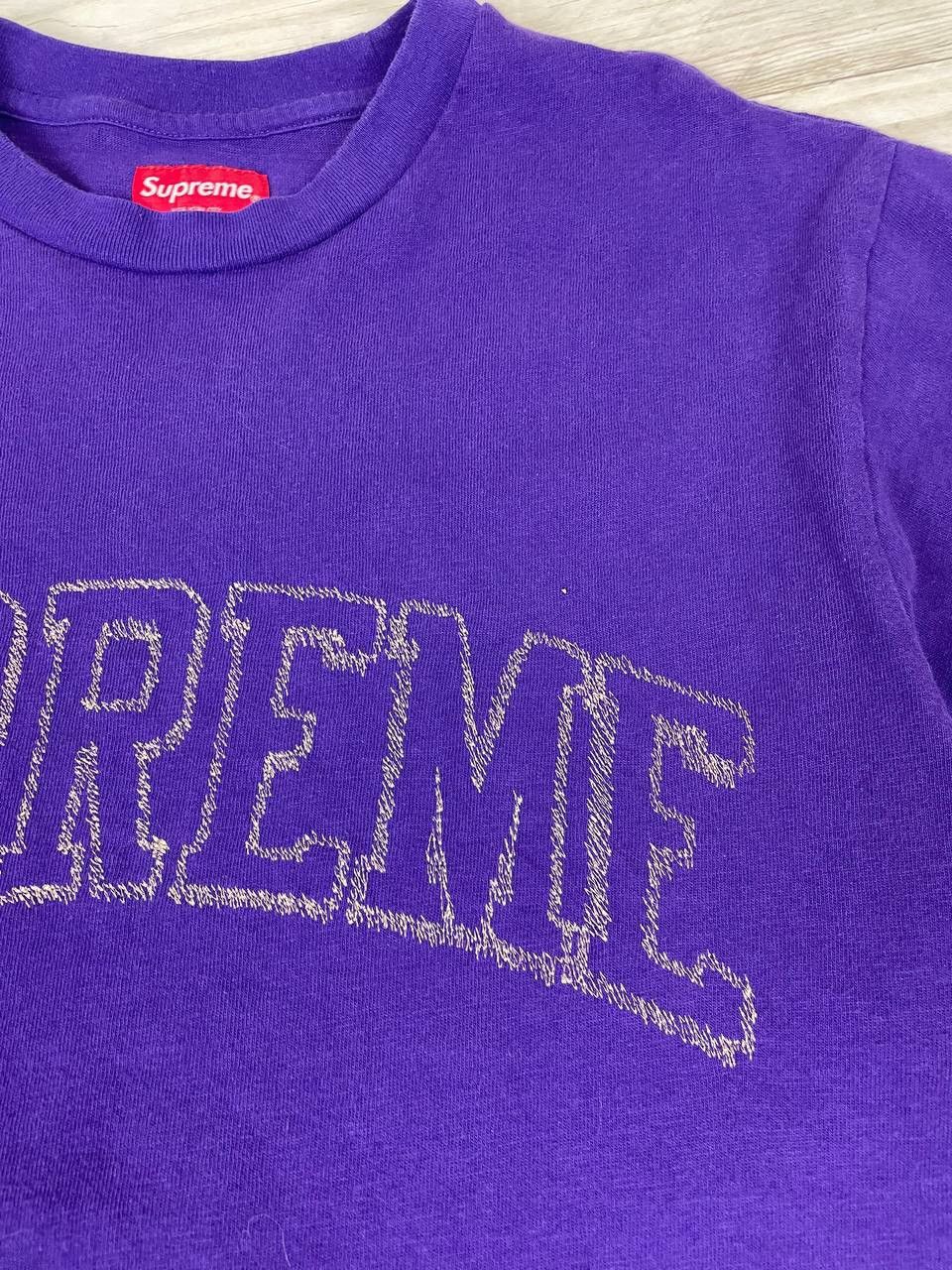 Supreme Supreme Sketch Embroidered Big Logo T Shirt Size US M / EU 48-50 / 2 - 5 Thumbnail