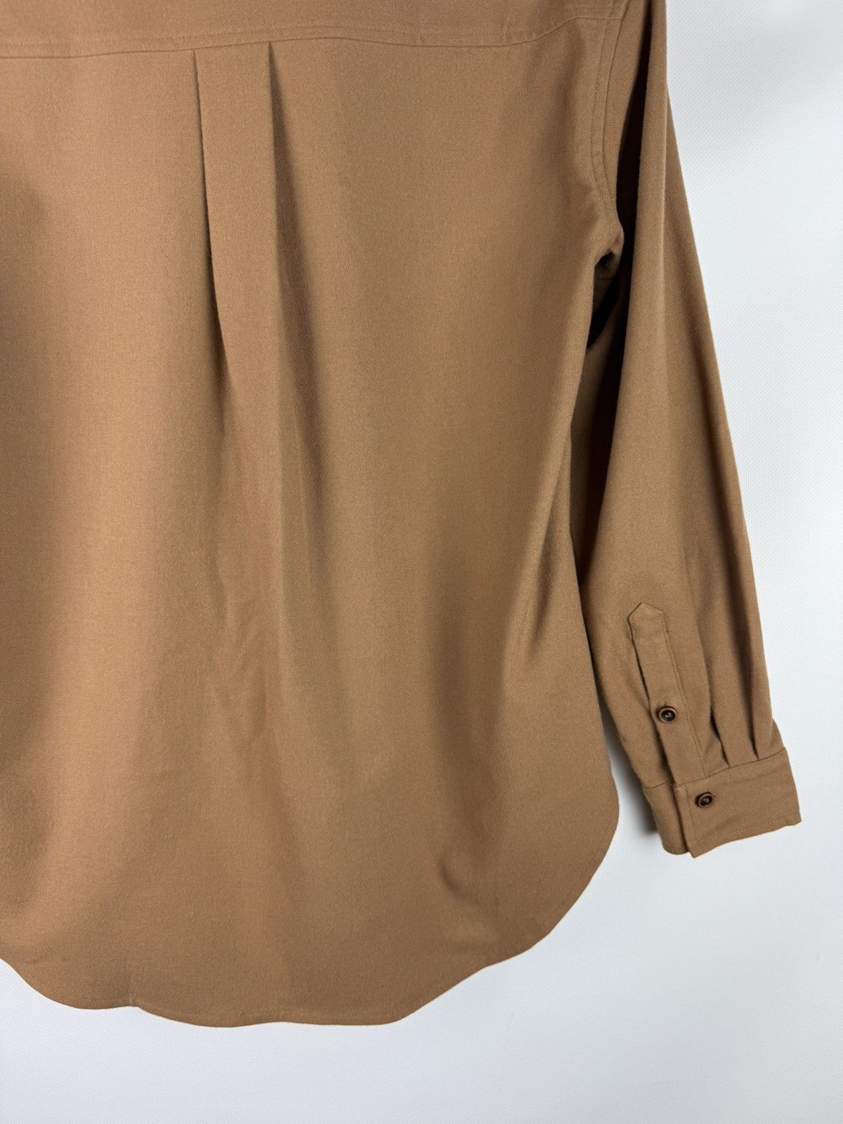 Toteme Toteme Novale Ladies Long Sleeve Wool Button Up Shirt Size S / US 4 / IT 40 - 19 Thumbnail