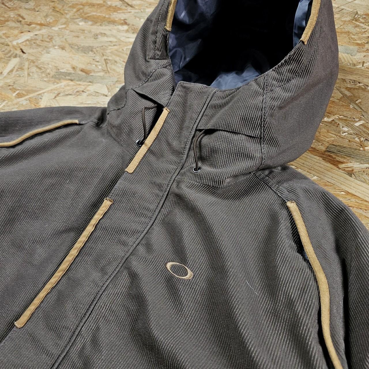 Oakley × Vintage OAKLEY SKI CORDUROY PARKA BAGGY FIT 2000S JACKET WINDBREAKER Size US M / EU 48-50 / 2 - 7 Thumbnail