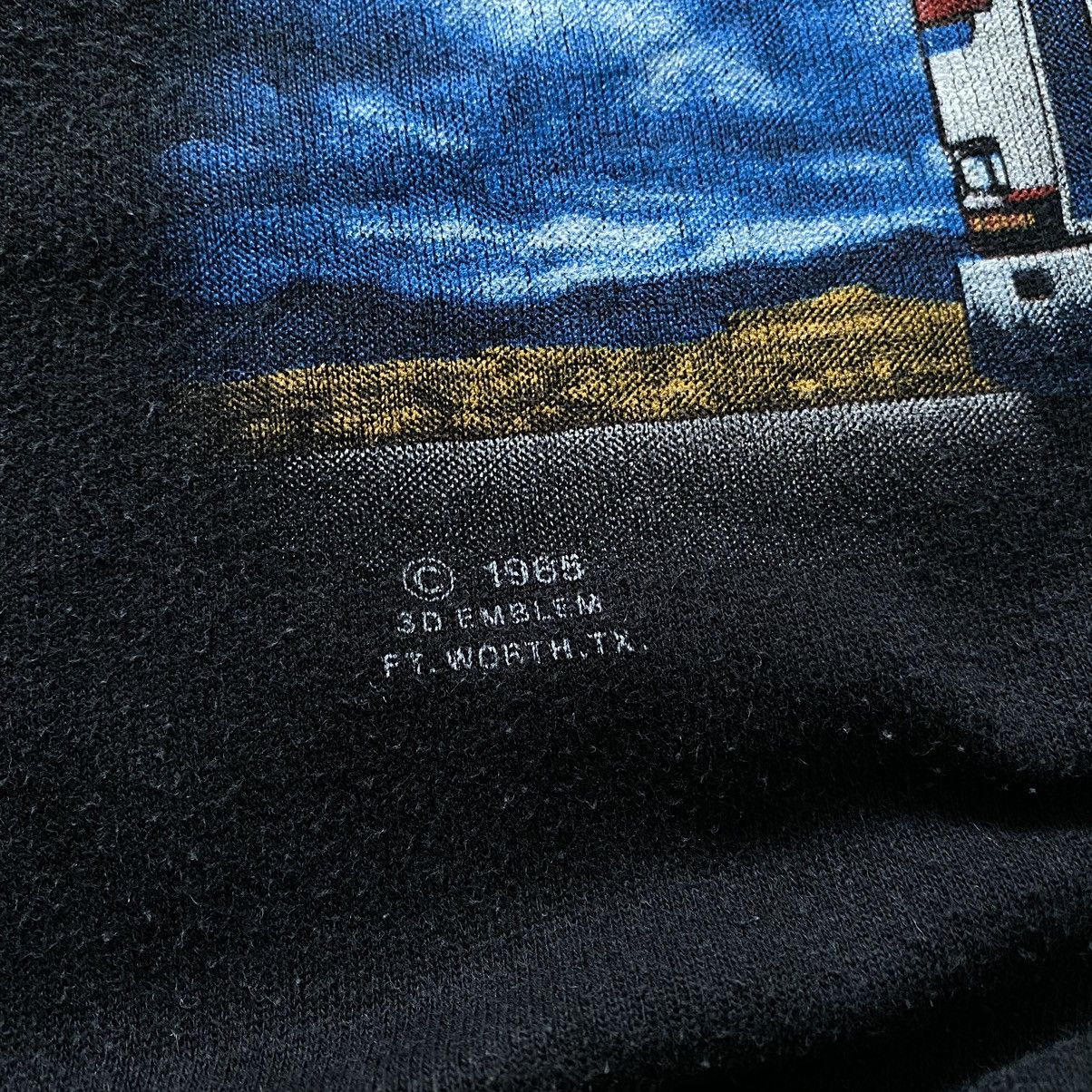Vintage American Trucker 3D Emblem 1985 Harley Davidson Sweatshirt Size US XL / EU 56 / 4 - 4 Thumbnail