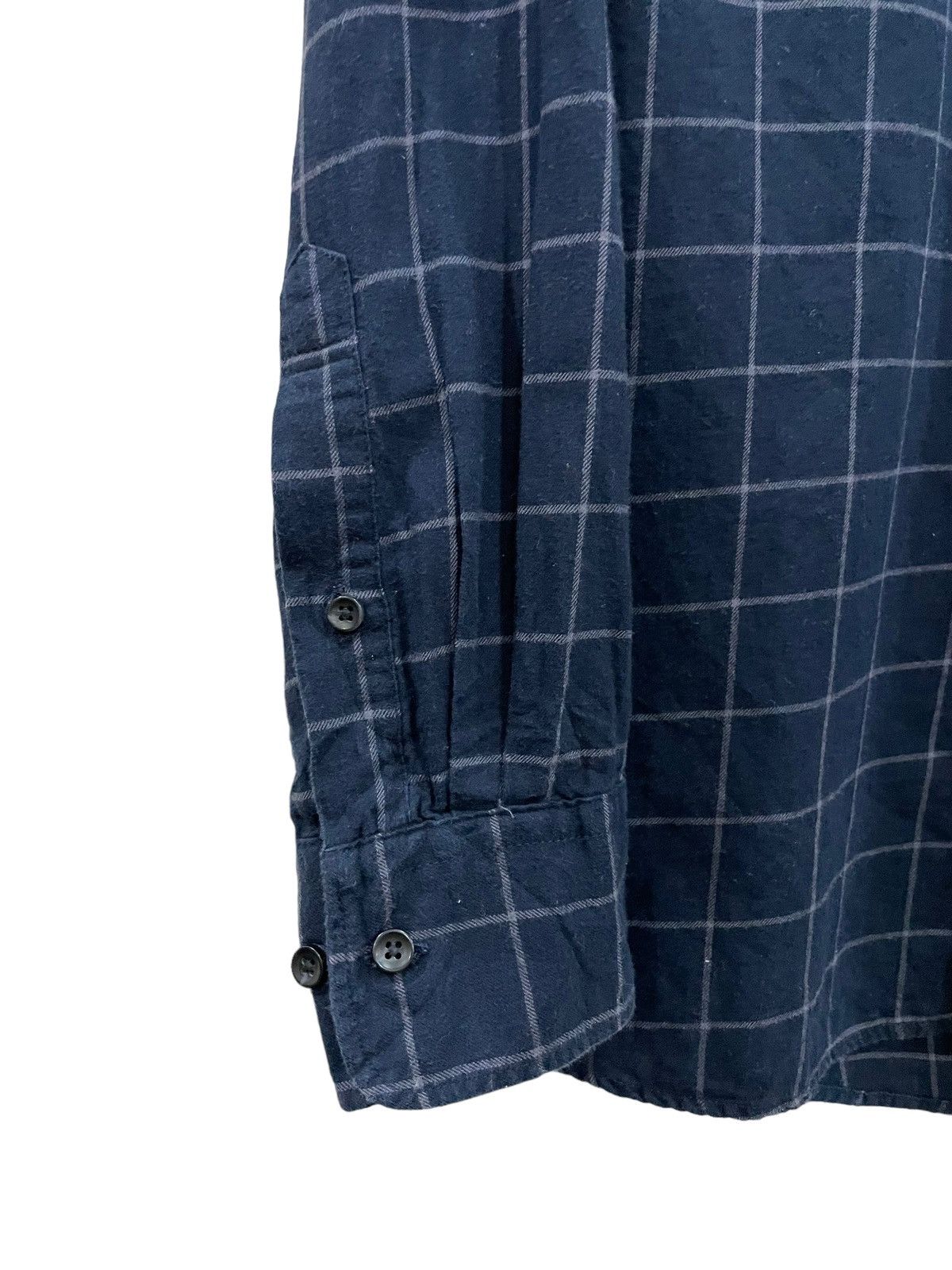 Japanese Brand × Uniqlo Vintage Uniqlo Travis Scott Style Tartan Plaid Flannel Size US M / EU 48-50 / 2 - 5 Thumbnail