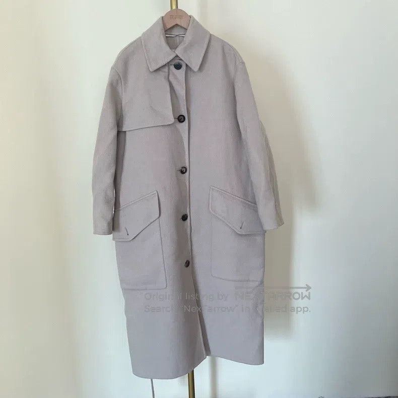 Hermes Hermes Beige cashmere coat Size 4XL / US 24-26 - 1 Thumbnail
