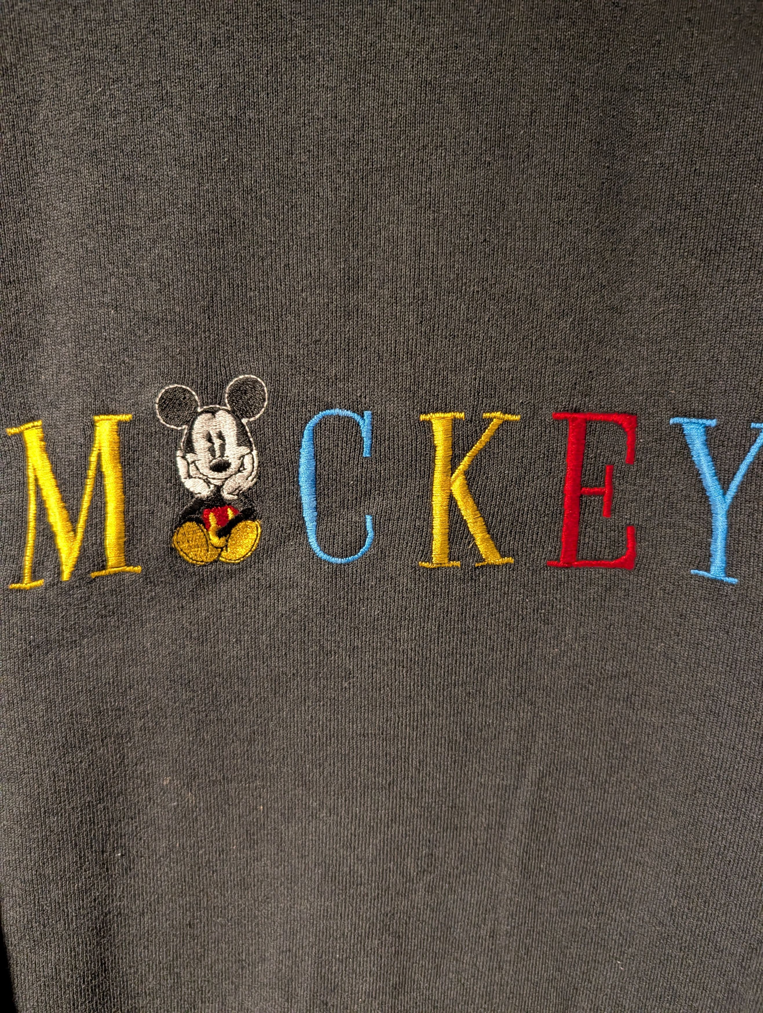 Mickey Mouse Vtg 90s Disney Mickey & Co Embroidered Crewneck Sweatshirt Size US L / EU 52-54 / 3 - 2 Thumbnail