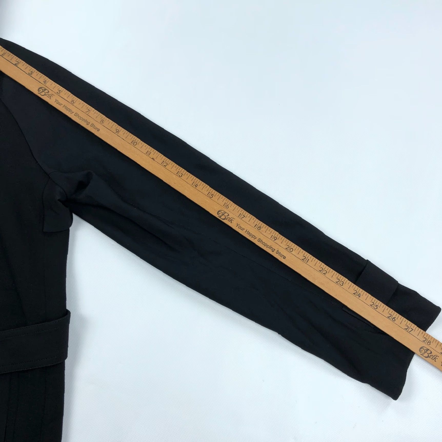 Athleta Athleta Trench Coat Jacket/Coat Black 12 Women Hooded Belted Long Softshell Polyester Holiday Voyage Size XL / US 12-14 / IT 48-50 - 4 Thumbnail