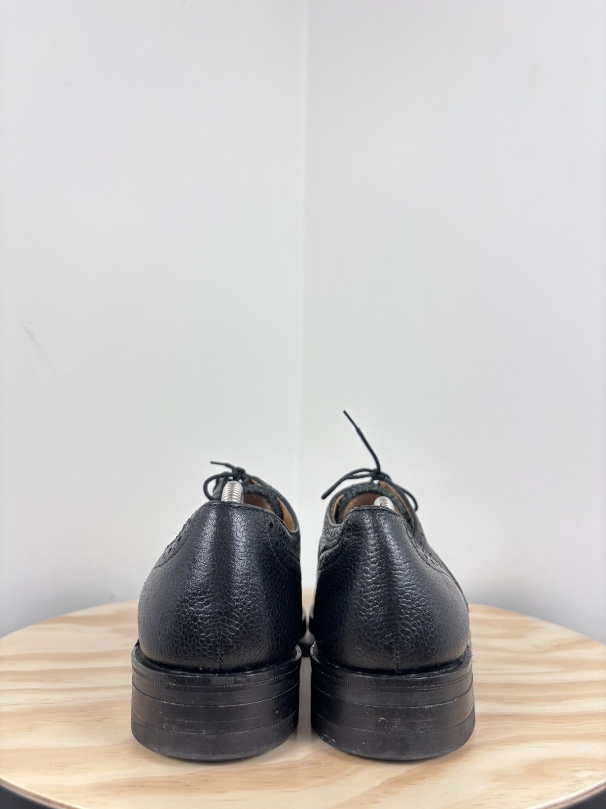 These Glory Days These Glory Days Bespoke Men’s Black Leather Oxford Shoes Size US 8 / EU 41 - 12 Thumbnail