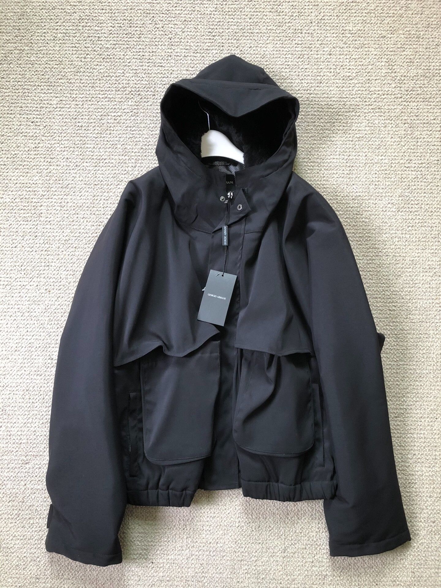 Giorgio Armani Giorgio Armani Boxy Cotton Coat Size US M / EU 48-50 / 2 - 1 Thumbnail